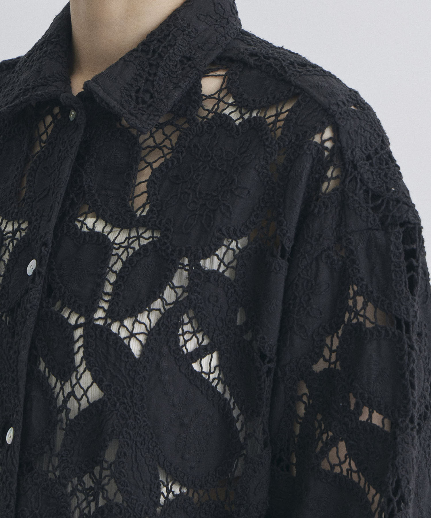 VINTAGE LIKE CODE LACE SHIRT AMERI