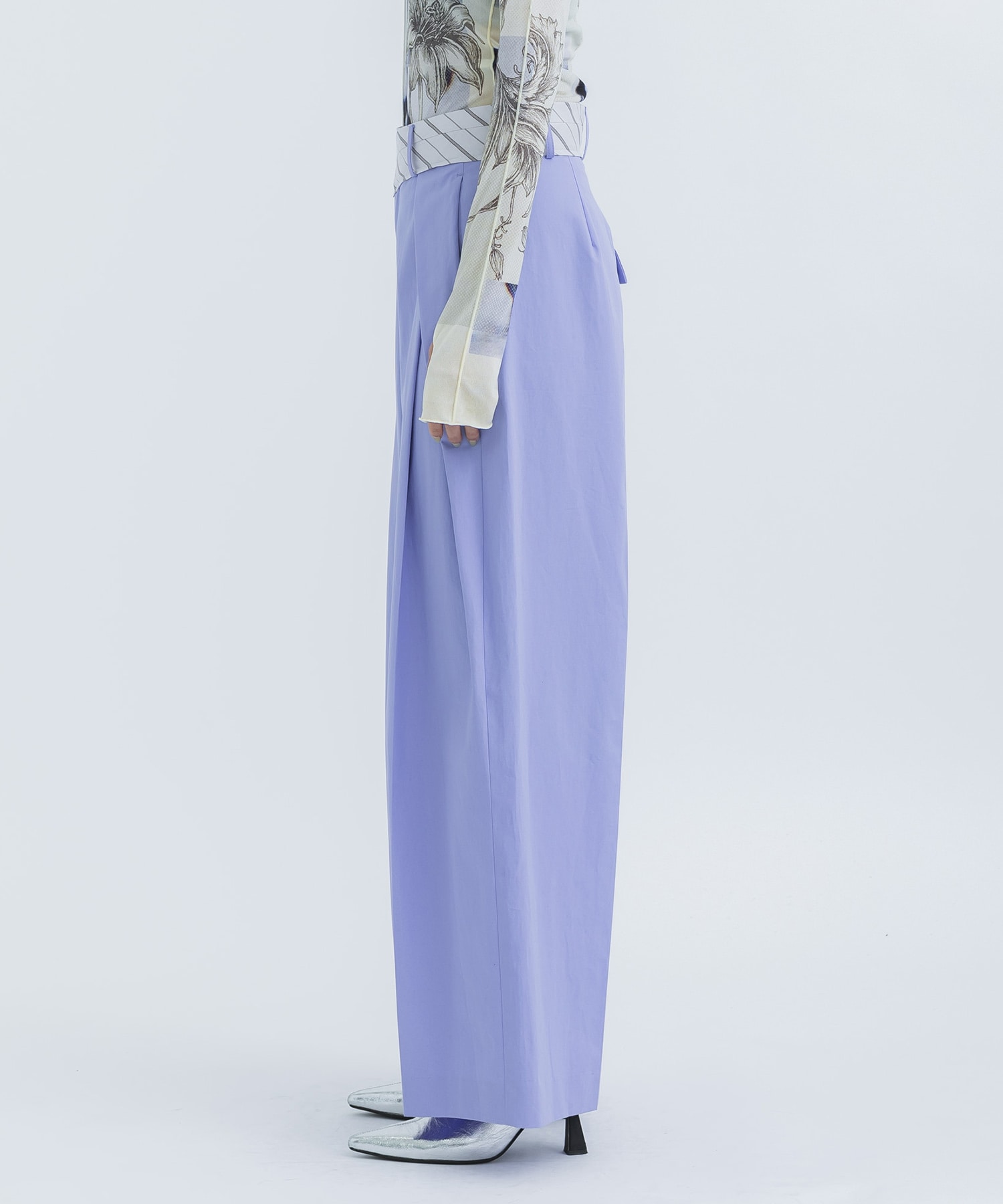 Cotton Tucked Trousers STUDIOUS