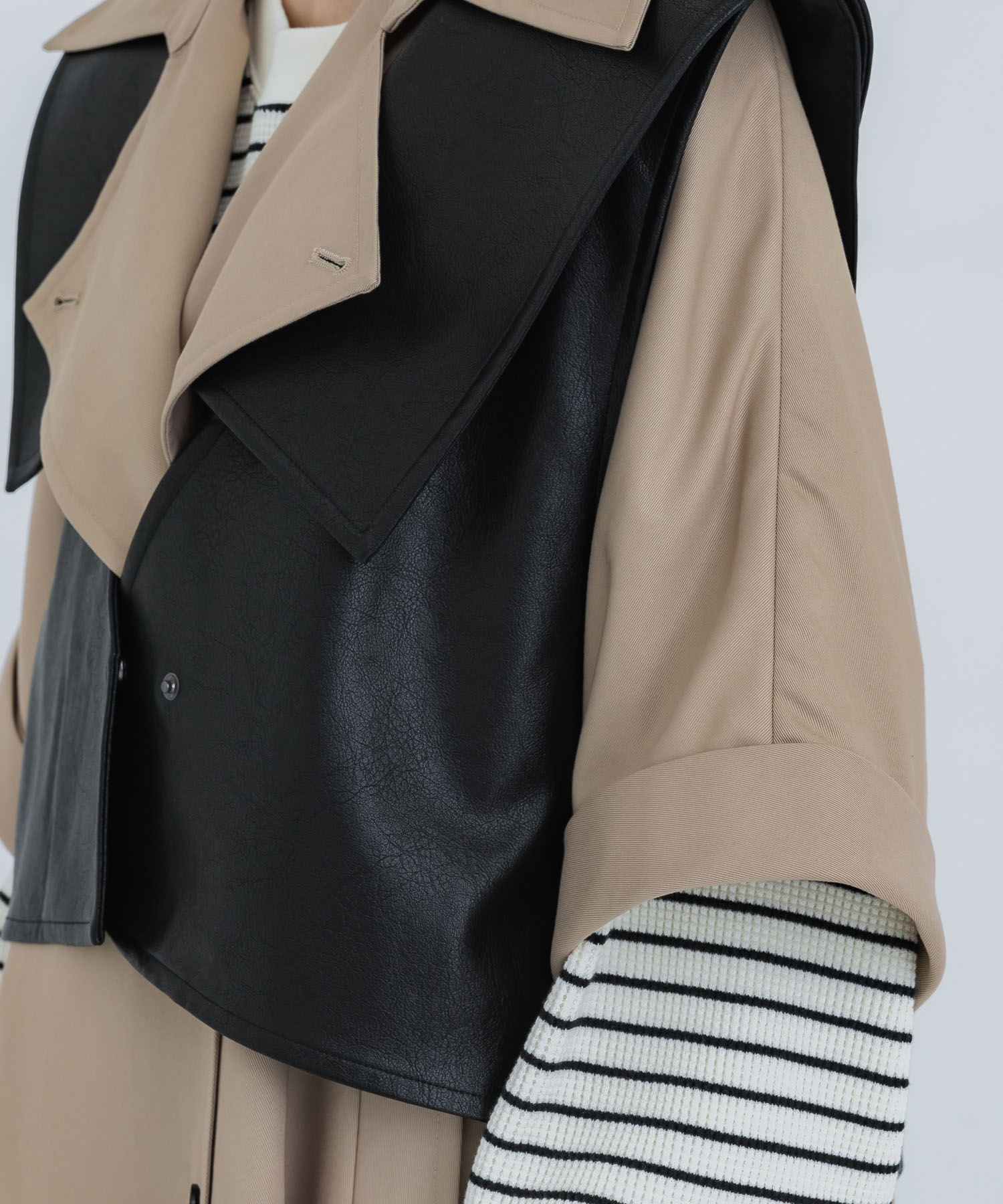 TRENCH MULTI WAY LONG VEST AMERI