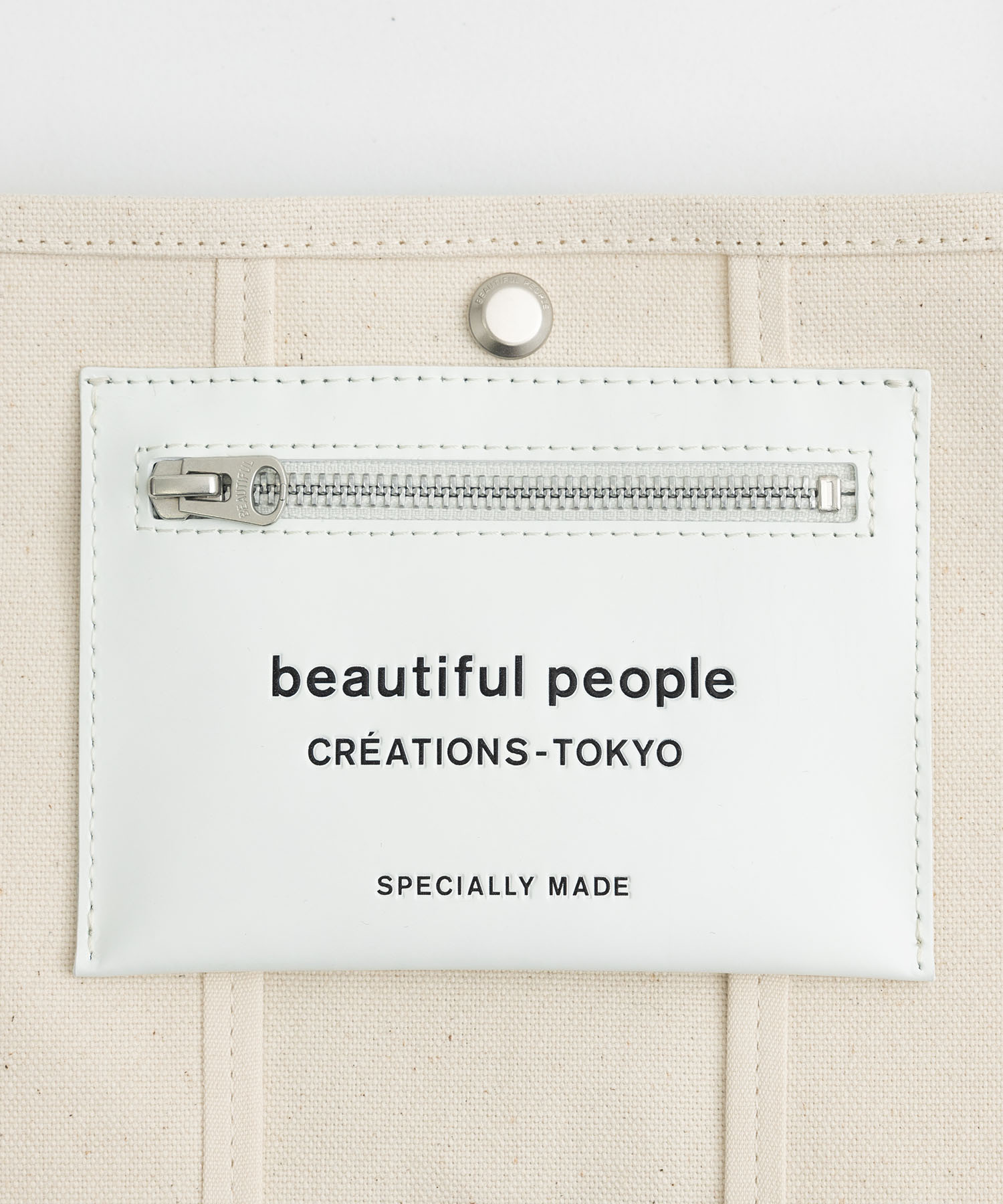 lining logo pocket mini shoulder bag beautiful people