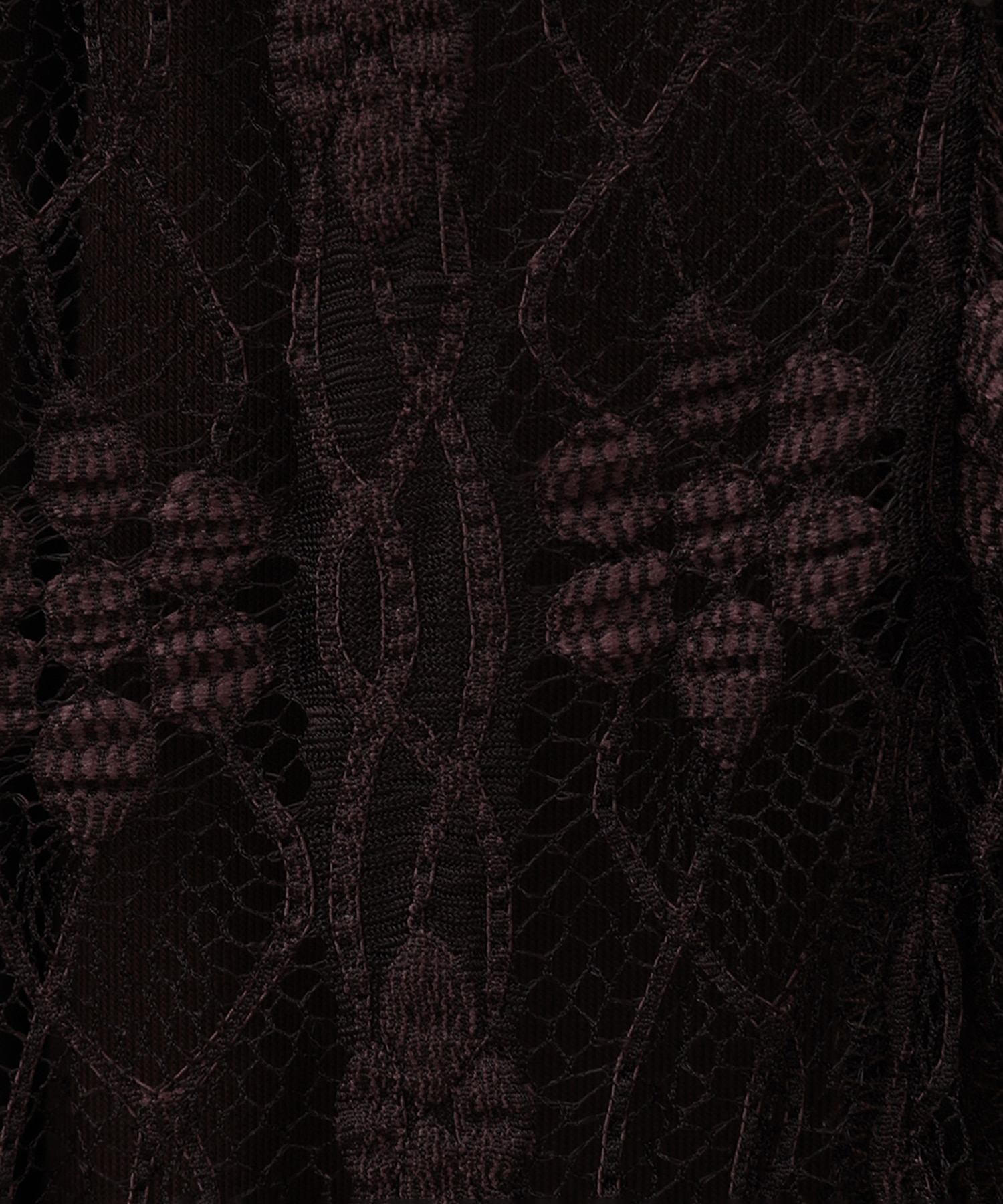 LACE MINI PUFF SLEEVE ONEPIECE CLANE