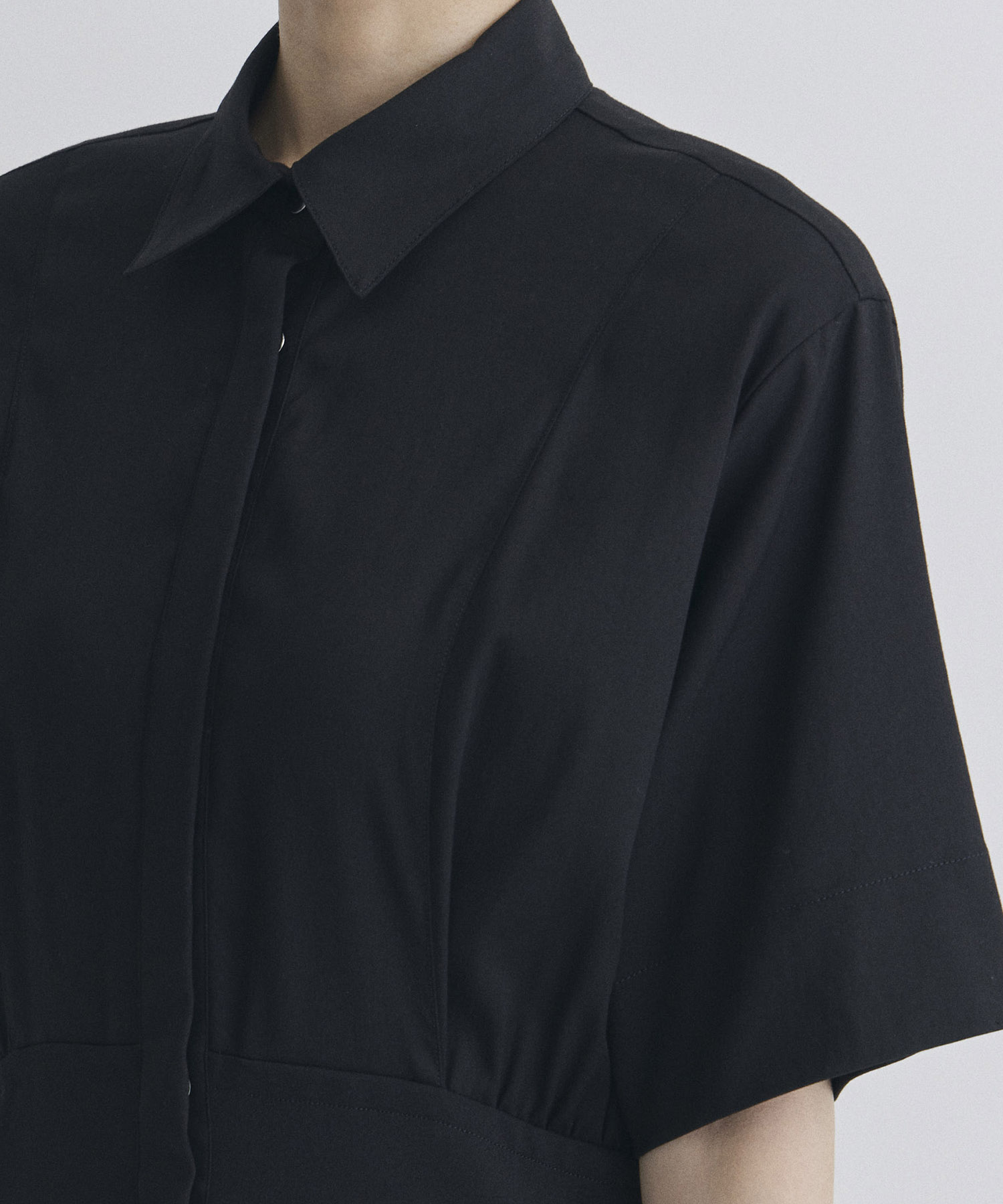 Corset Detail Shirt Dress STUDIOUS