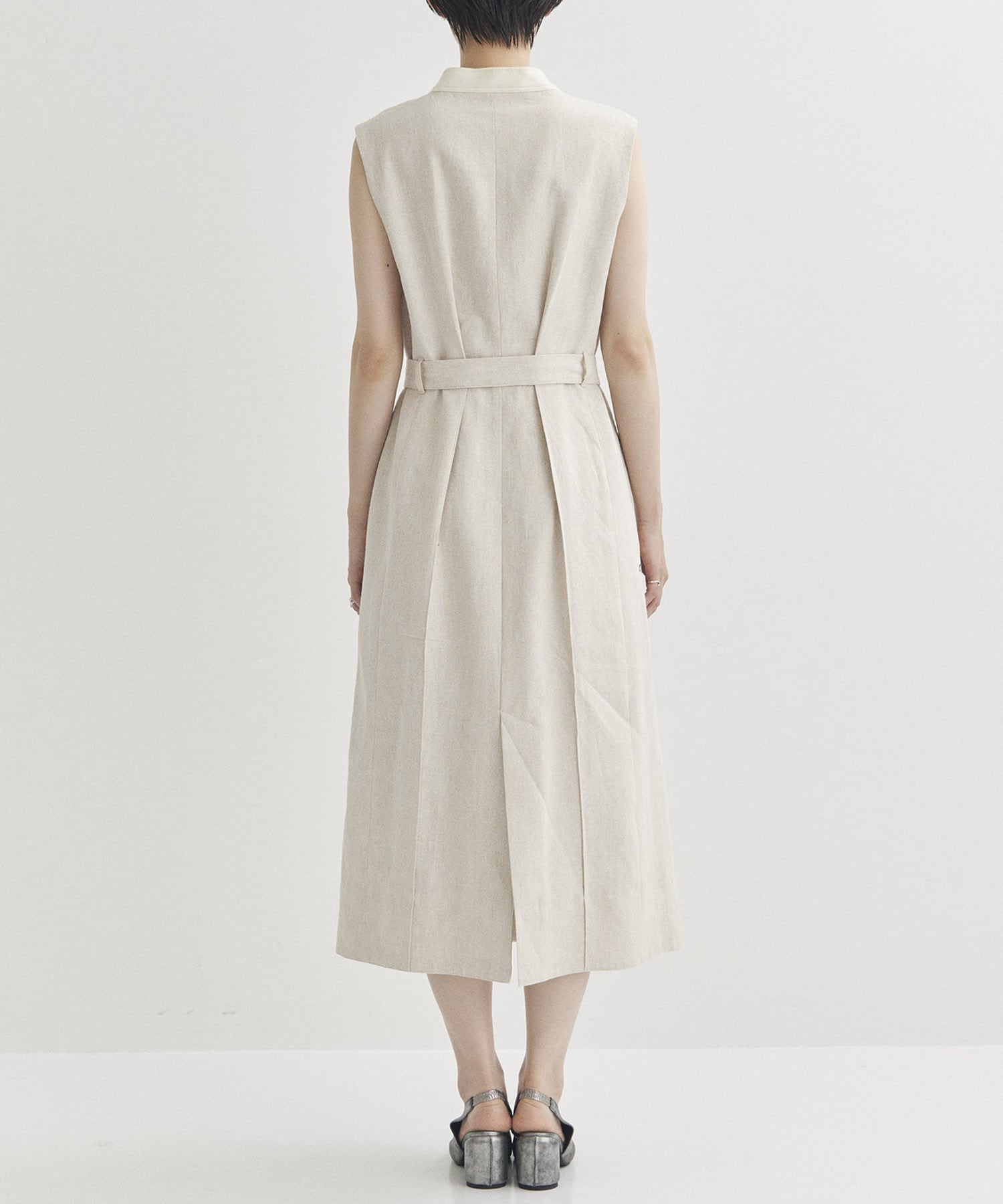 Tailored Linen Gilet Dress STUDIOUS