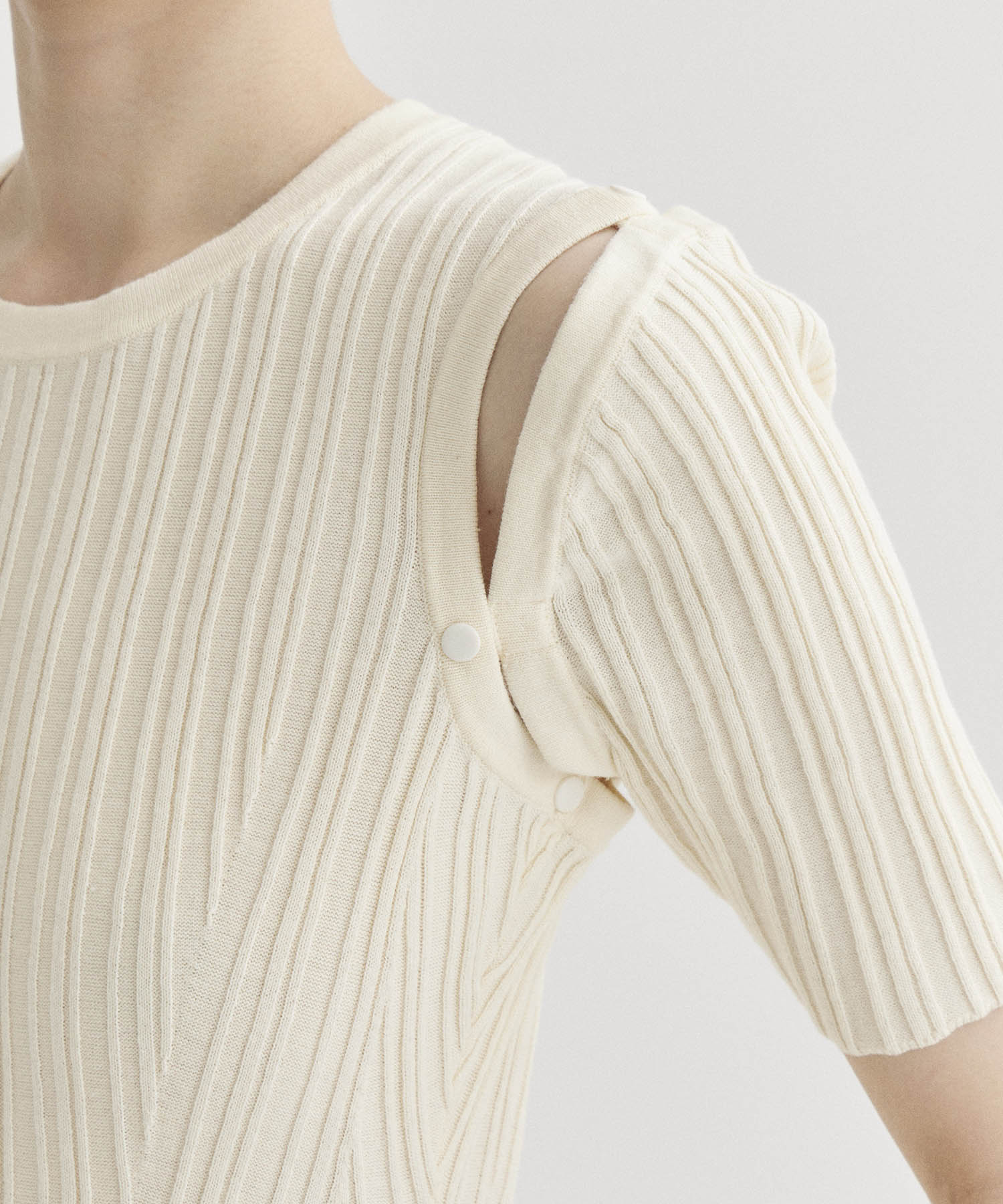 2way Sleeve Knit Dress STUDIOUS