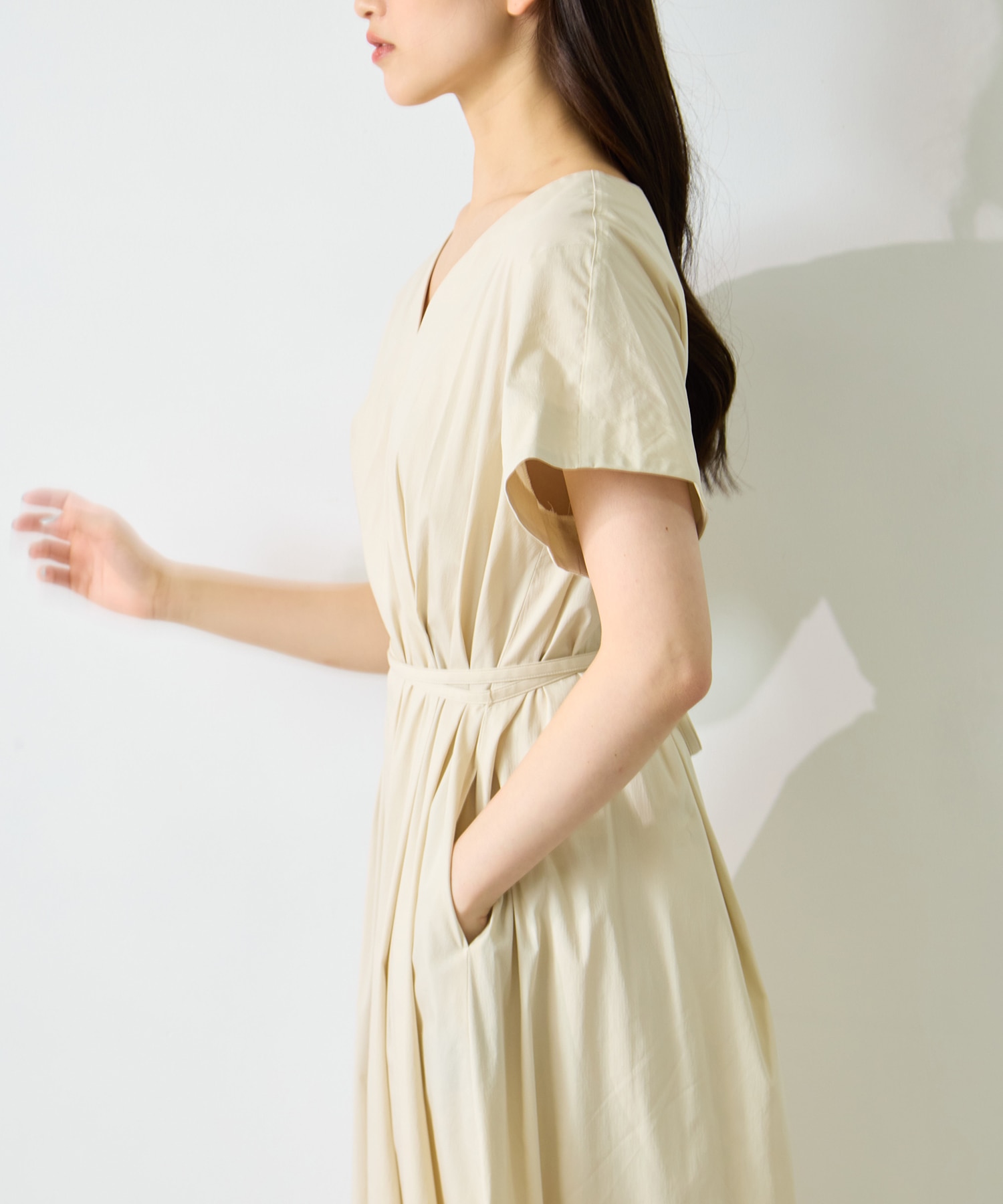 V-Neck Flare Dress STUDIOUS