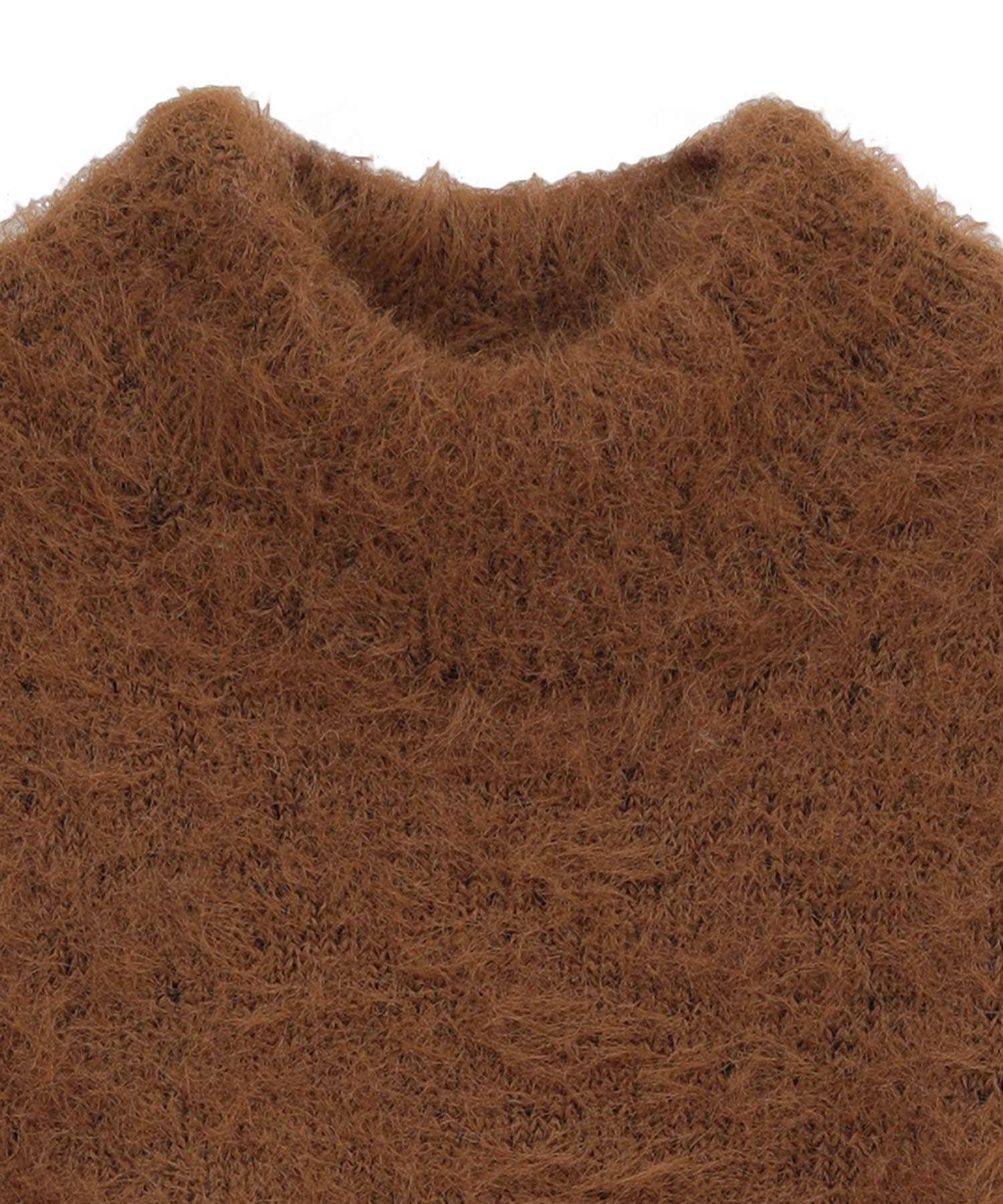 SHAGGY AMERICAN SLEEVE KNIT TOPS CLANE