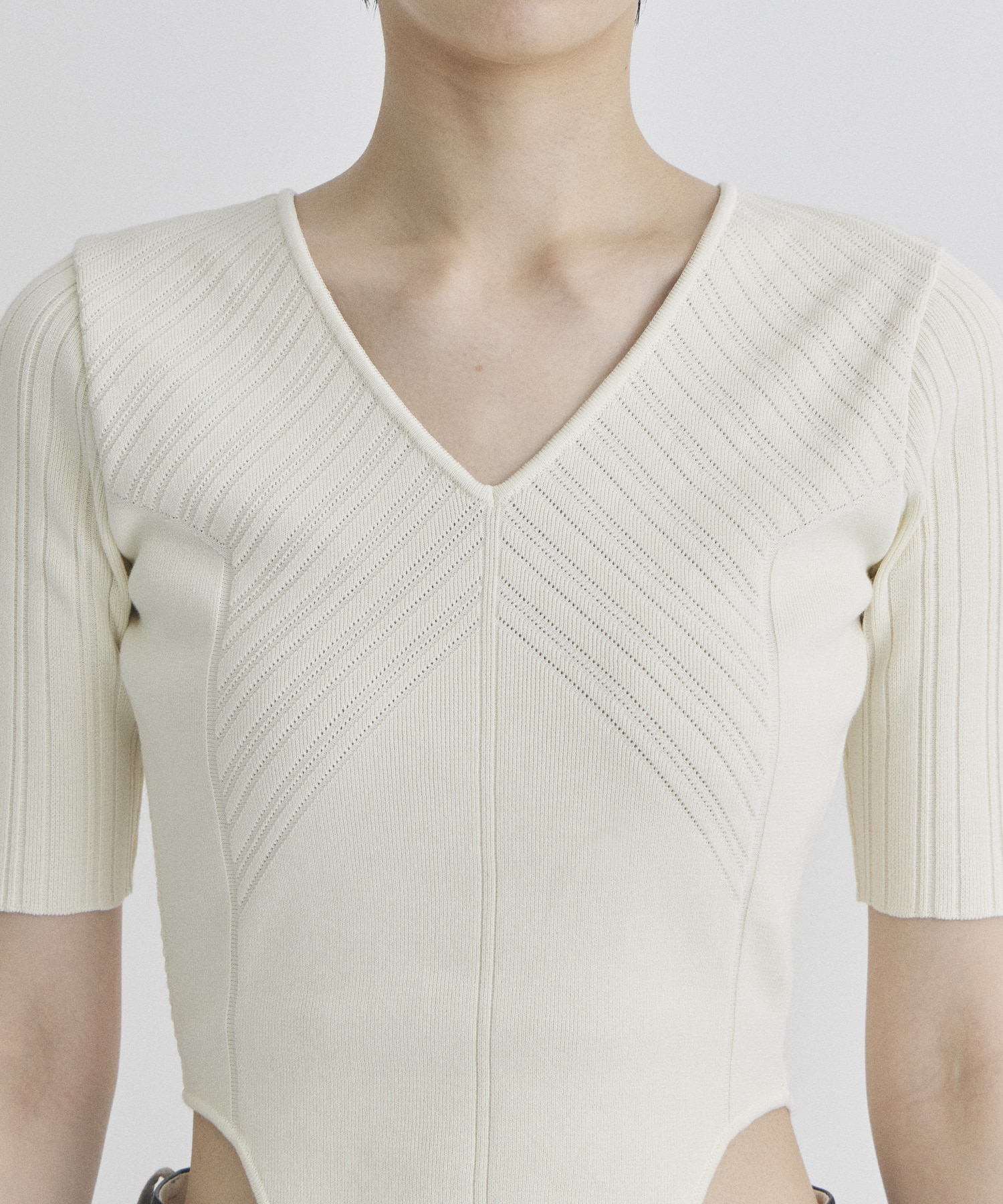 Jacquard Knit Bodysuit STUDIOUS