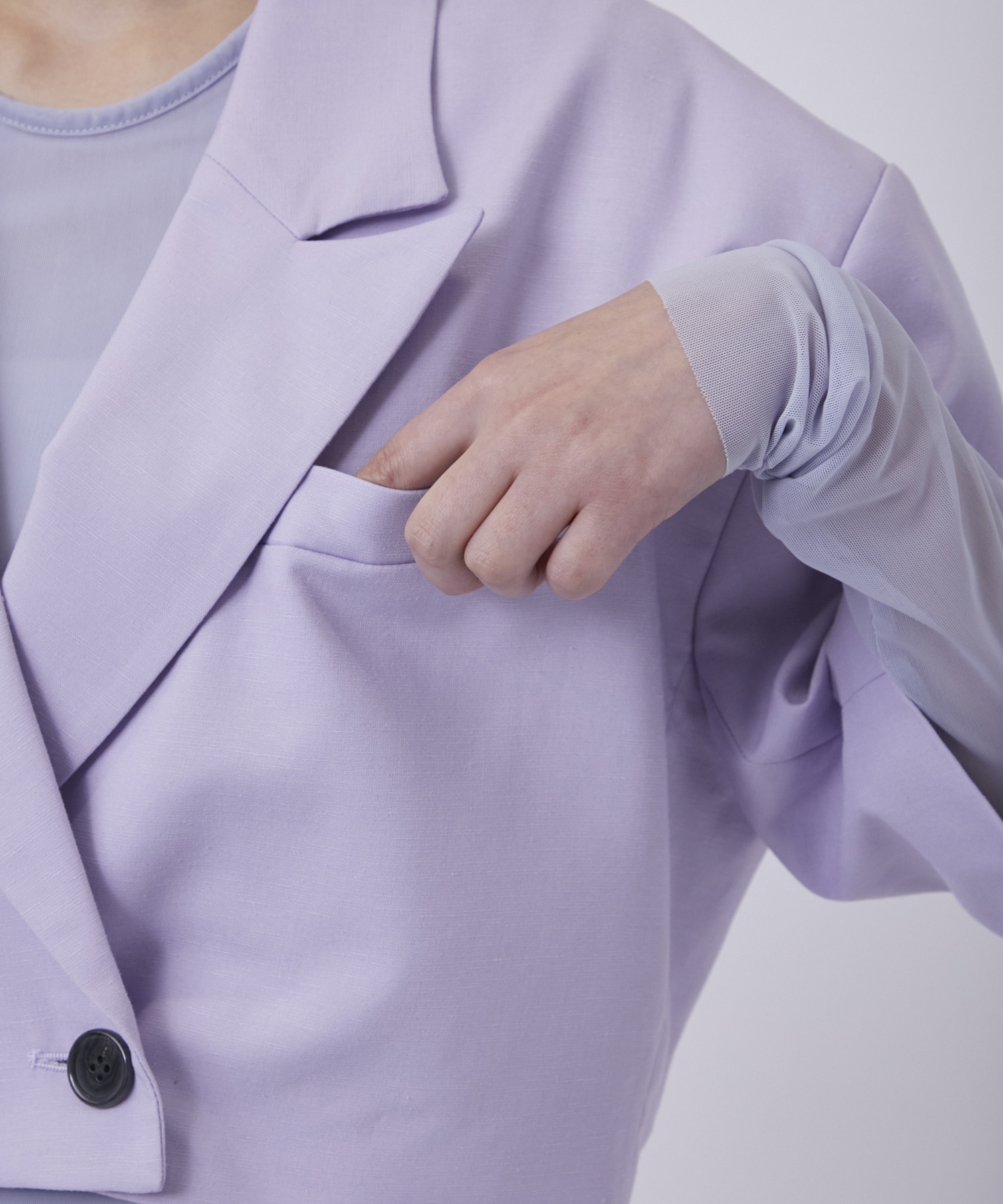 CROPPED TAILRED JACKET CLANE