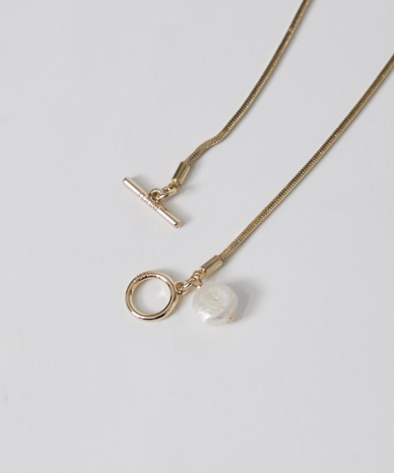 Pearl Snake Chain Necklace LOHME