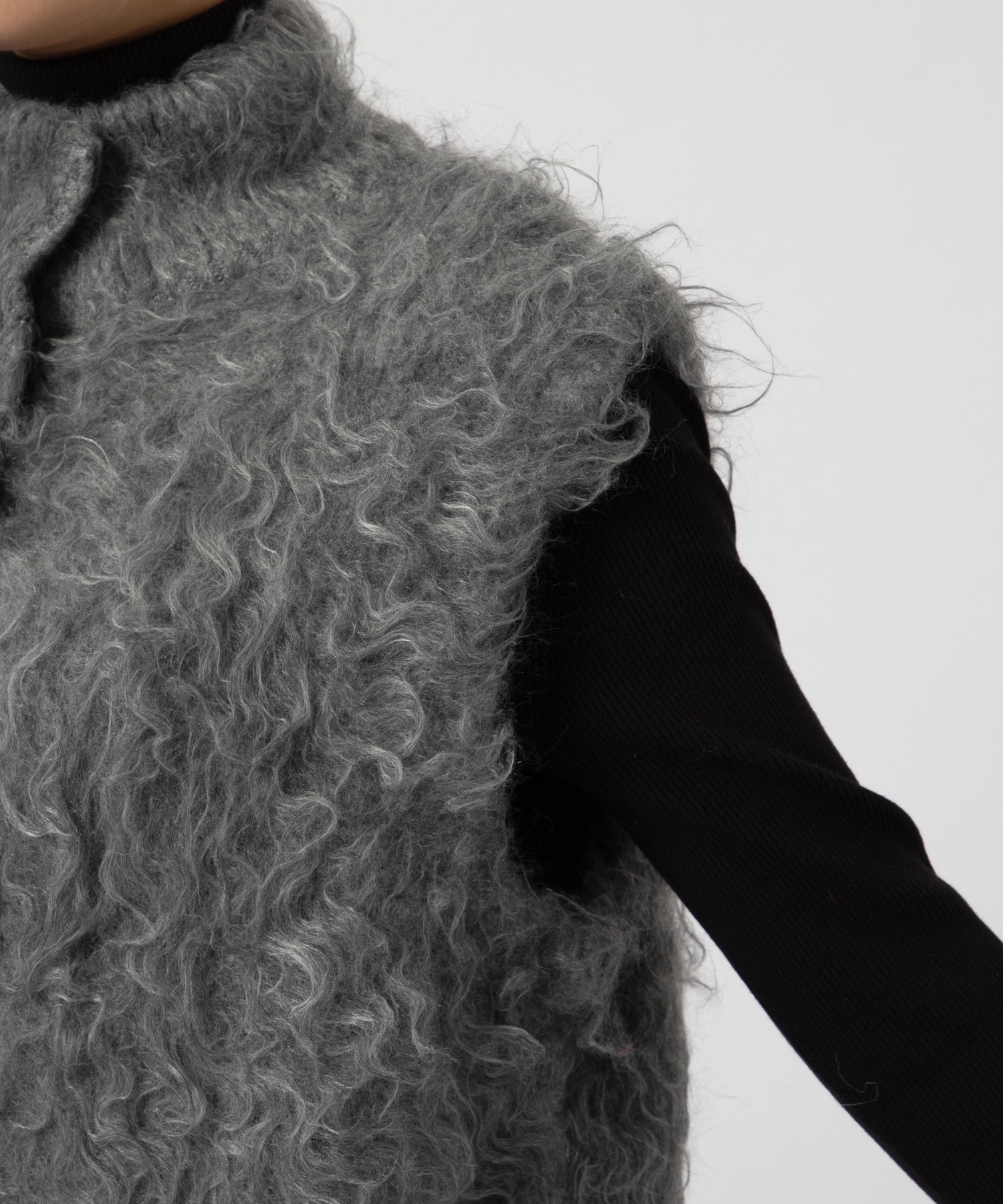 SUPER BRUSHED LONG VEST AMERI