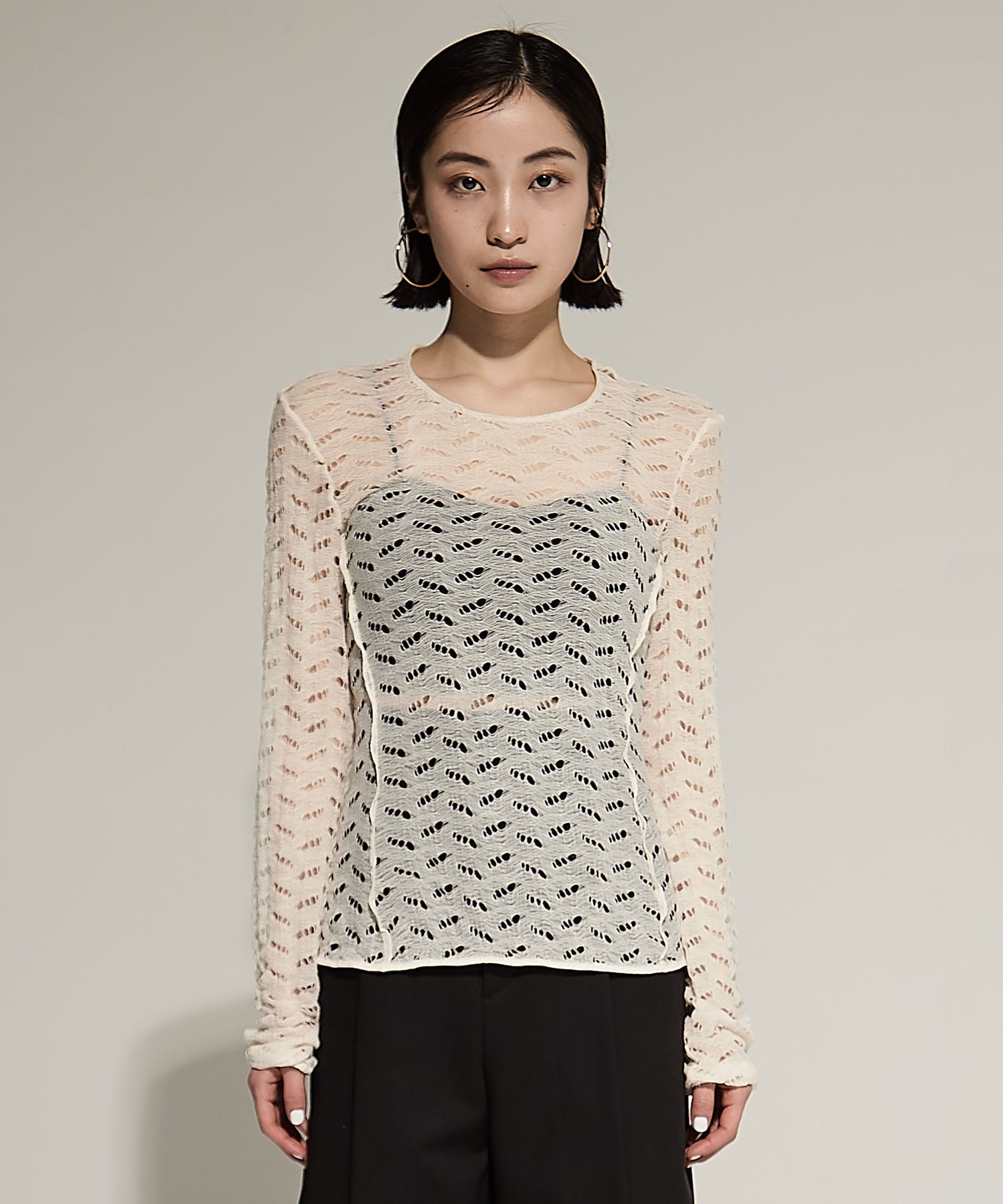 Jacquard Long T-shirts TODAYFUL