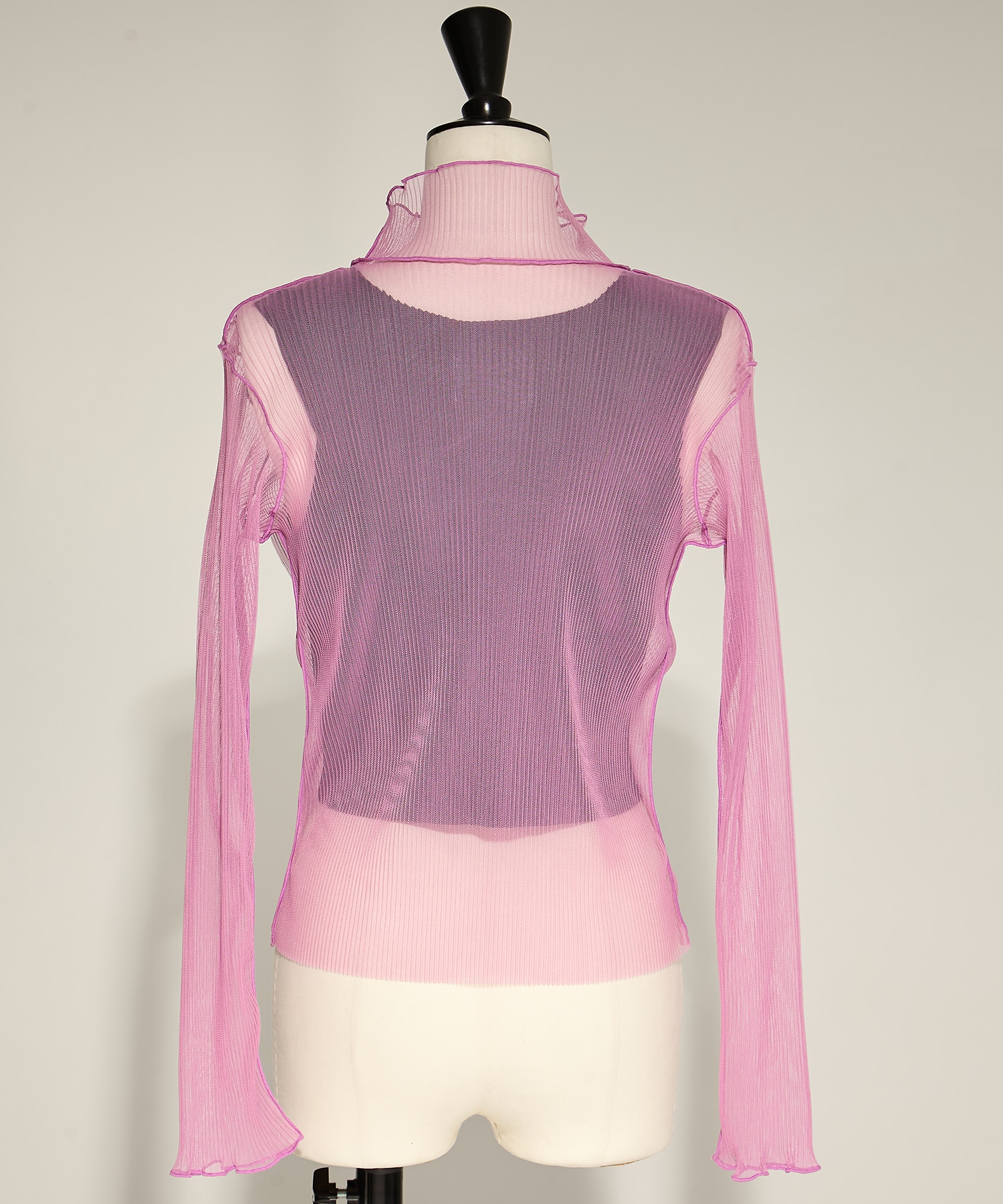SHEER LAYERED LONG SLEEVE TOP kotohayokozawa