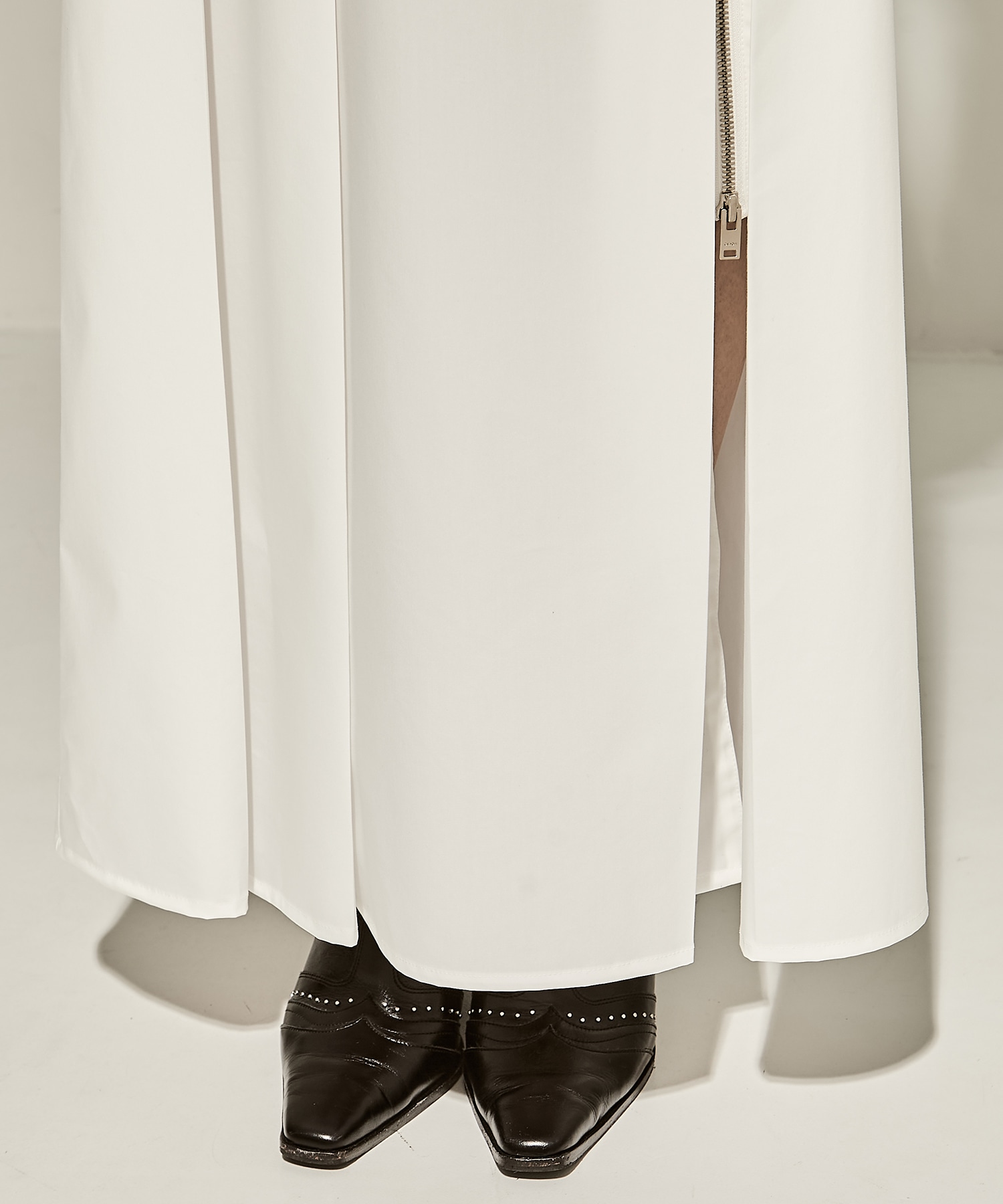 SUPIMA C/PE/PU ZIP SKIRT CINOH