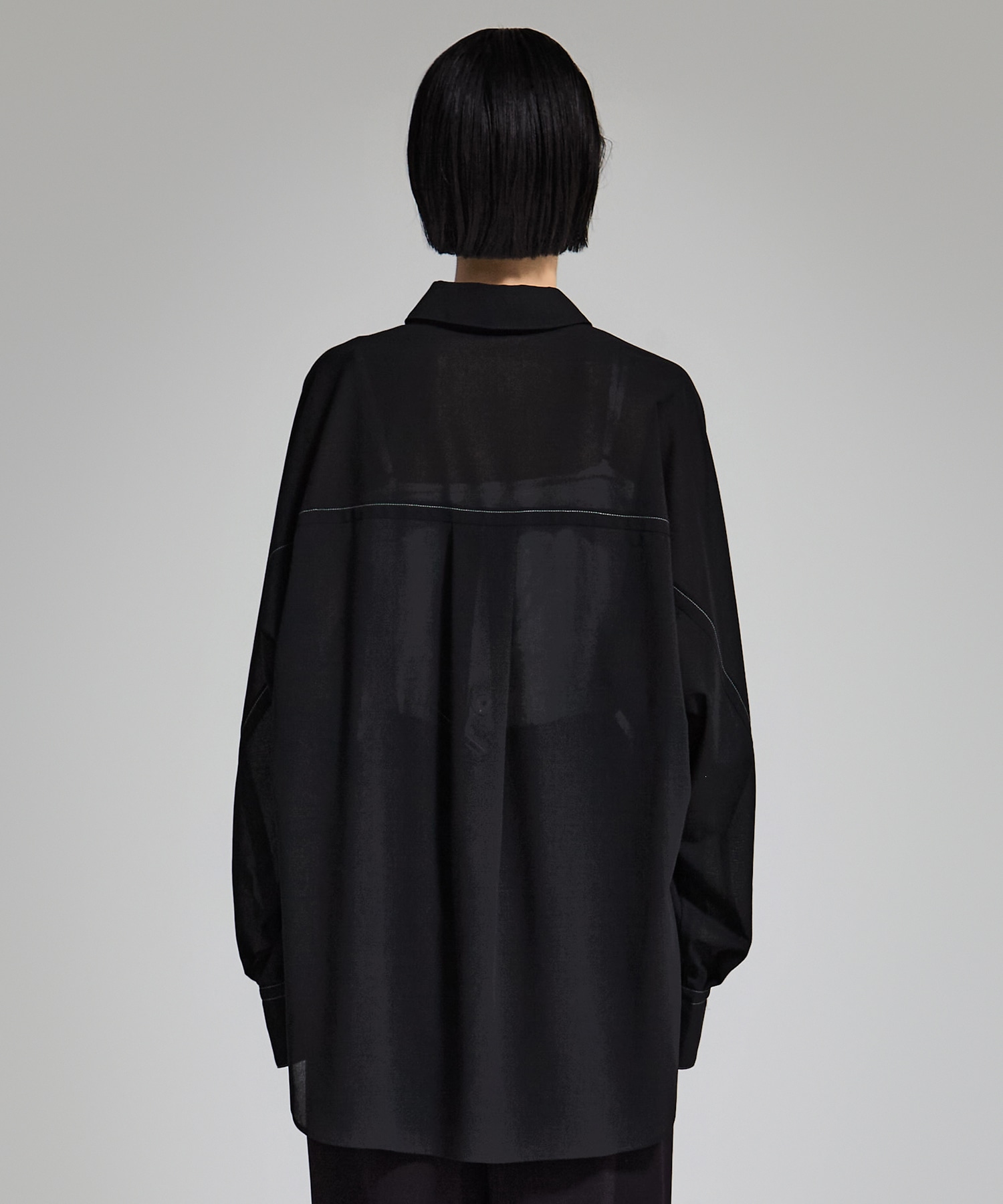 Matte Sheer Over Shirt STUDIOUS