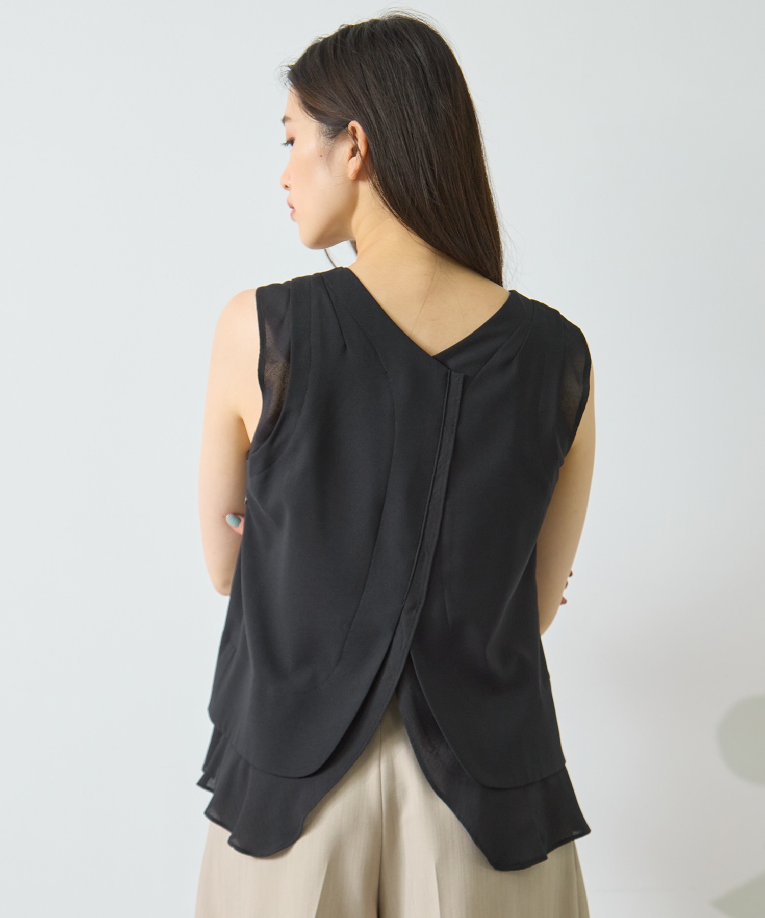 Sheer Layered Blouse STUDIOUS