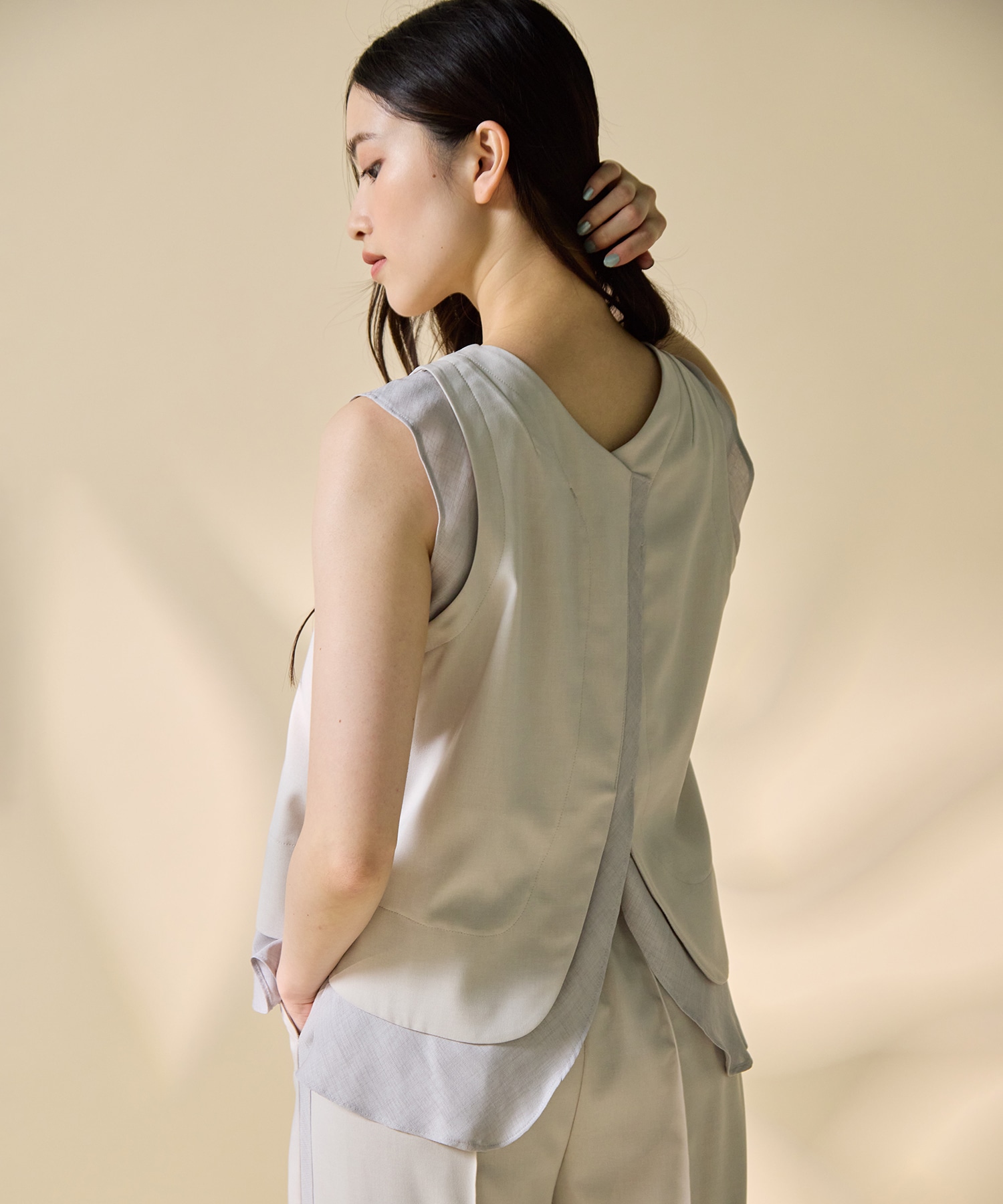 Sheer Layered Blouse STUDIOUS