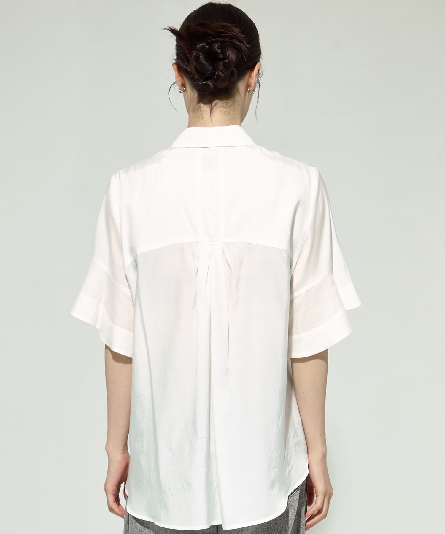 Hem Flare 2way Blouse STUDIOUS