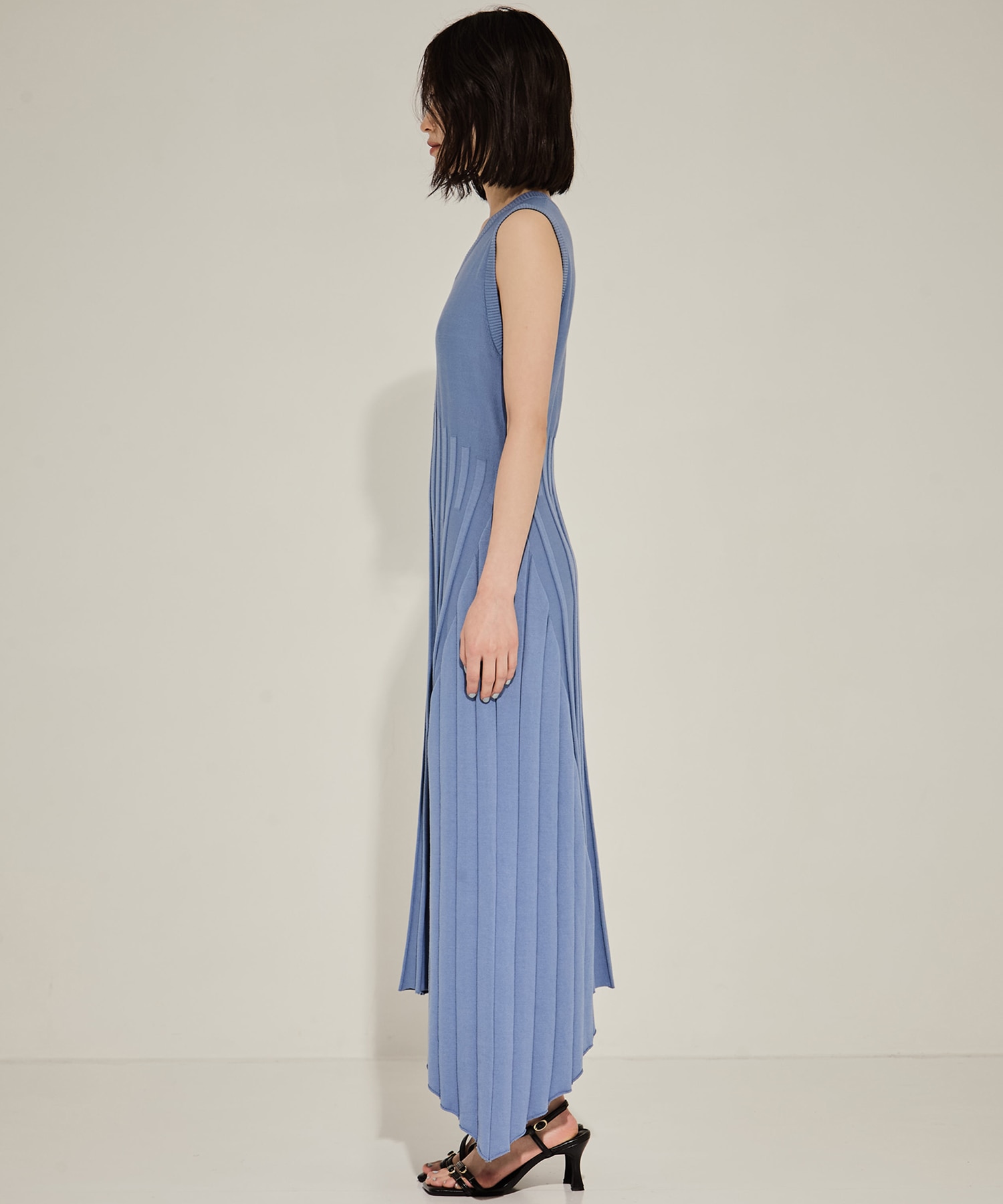 別注NO SLEEVE KNIT DRESS CINOH