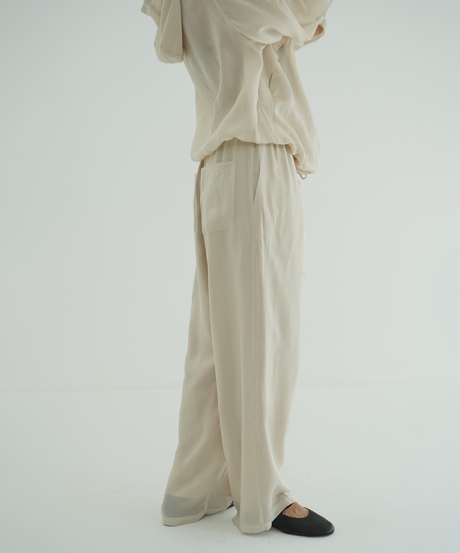 SHEER AIRY PANTS CLANE