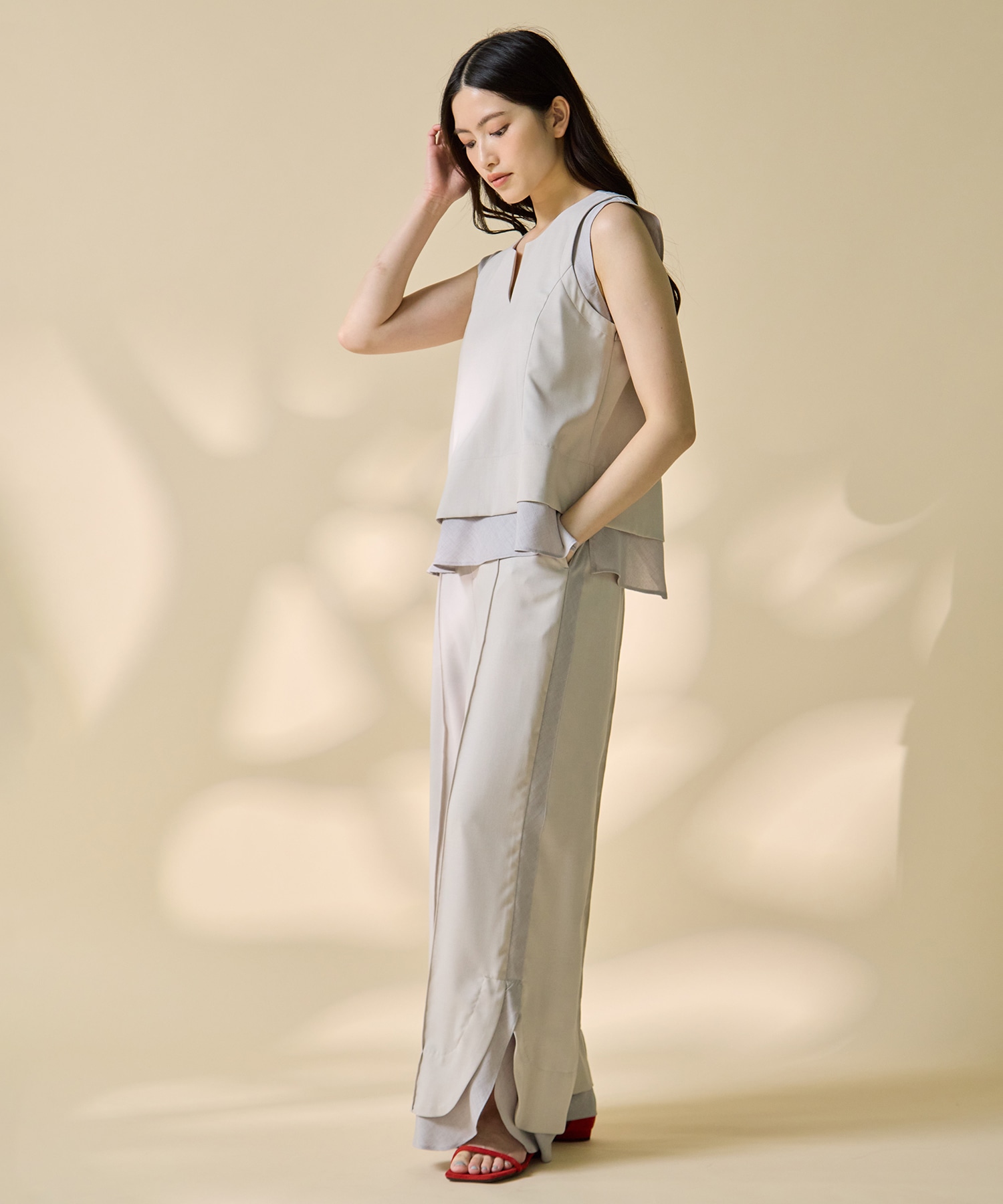 Sheer Layered Trousers STUDIOUS