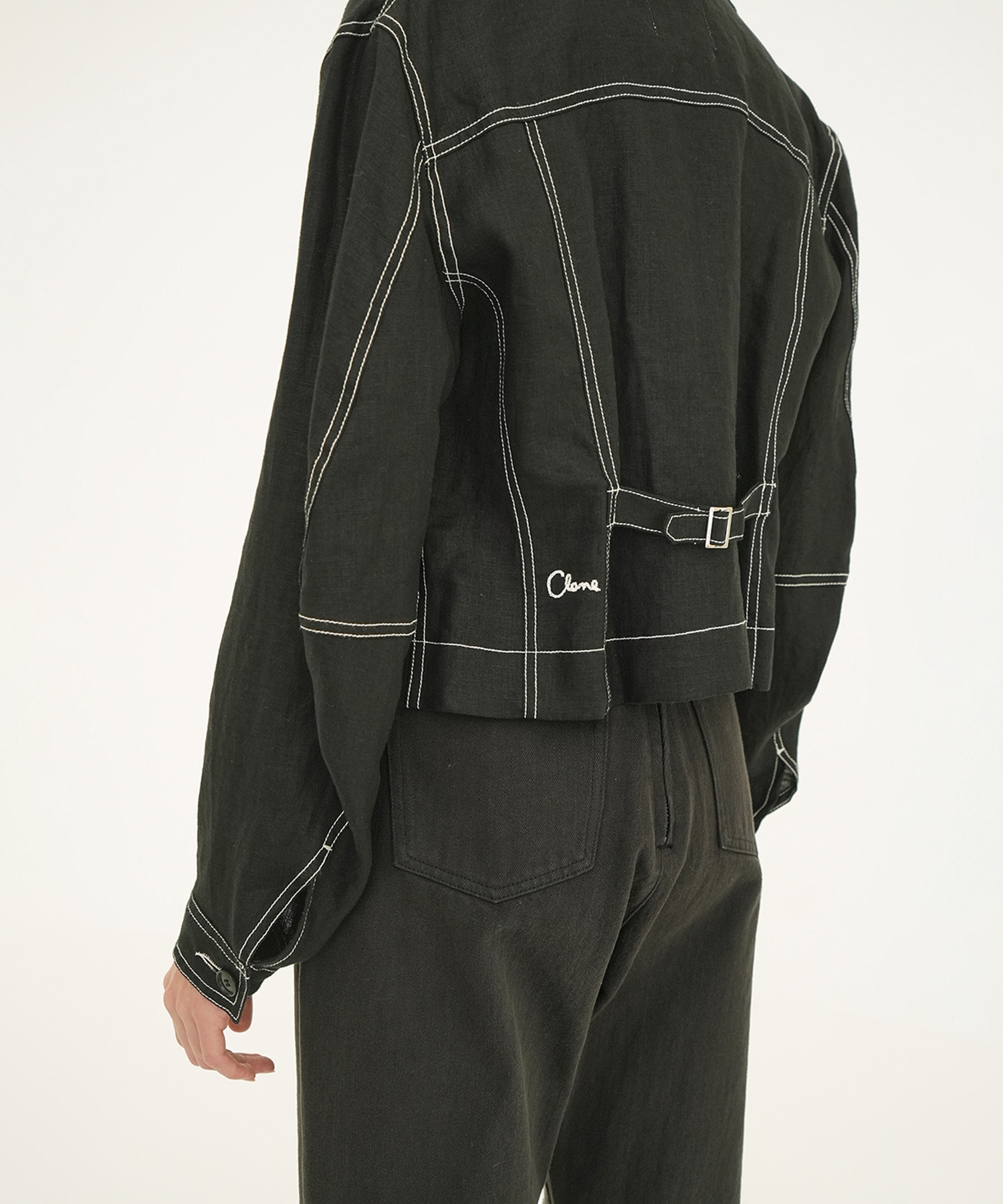 LINEN SHIRT JACKET CLANE