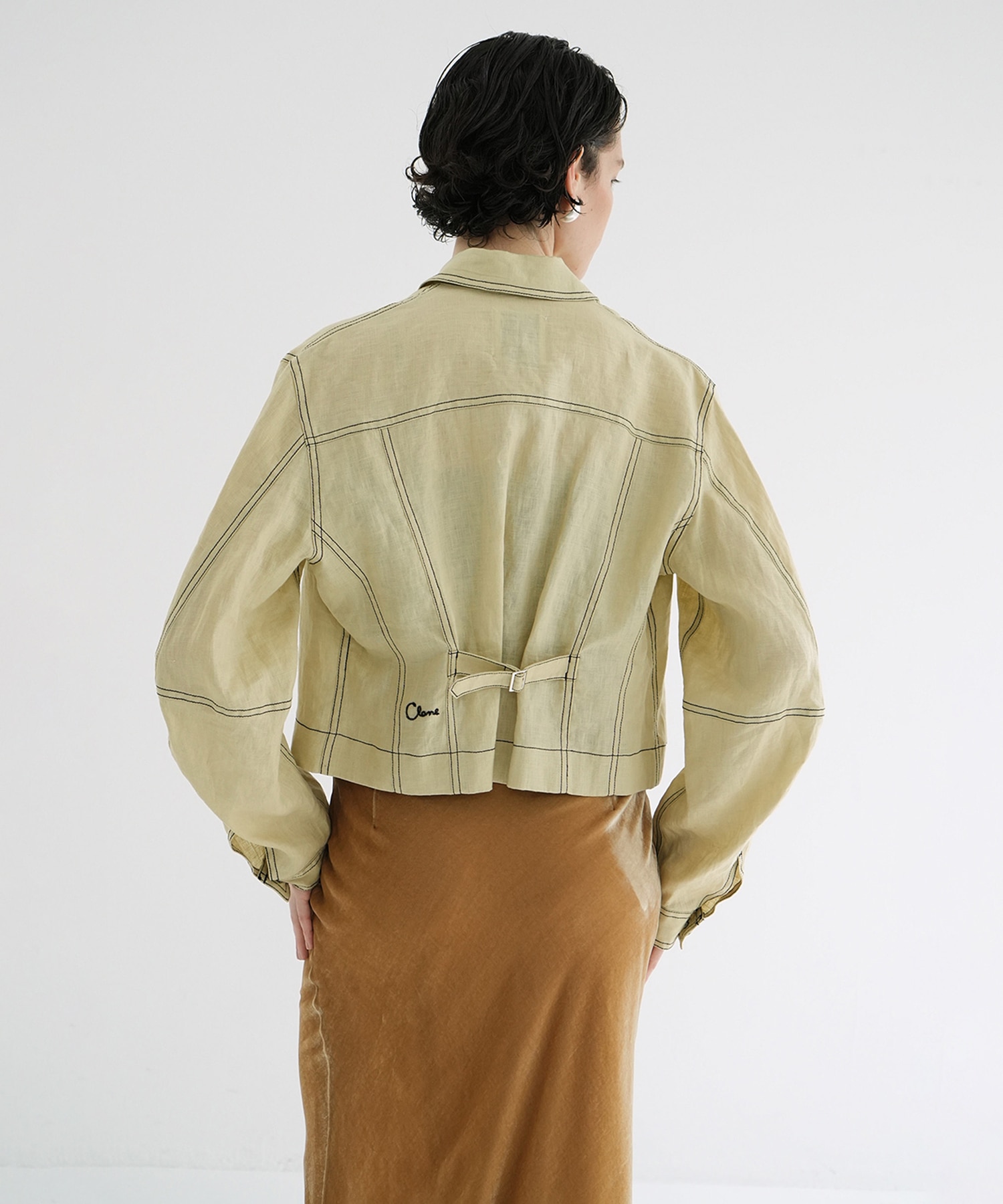 LINEN SHIRT JACKET CLANE