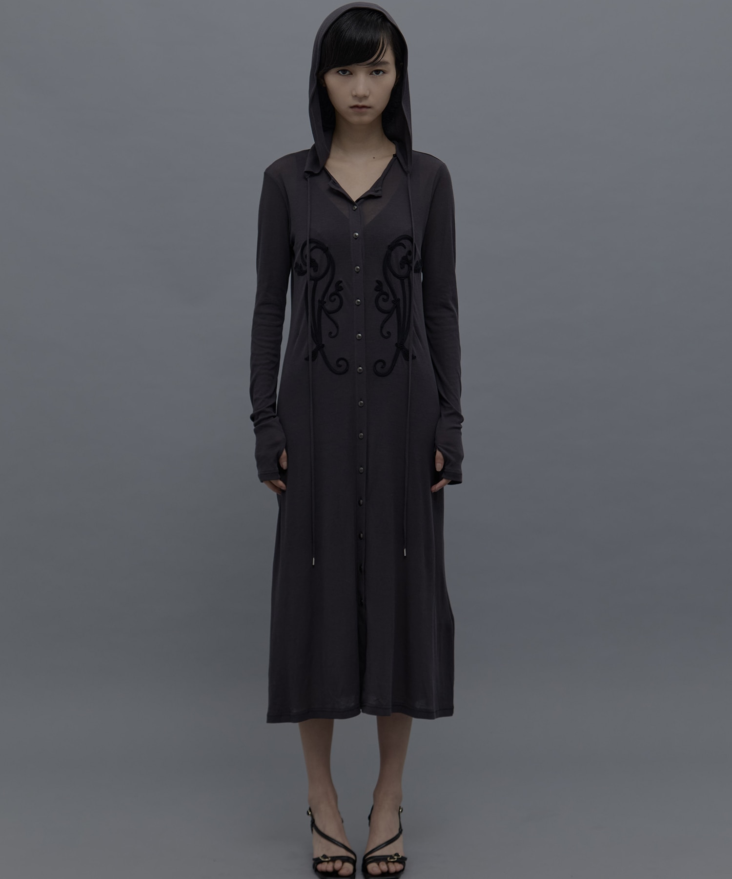 別注 iron embroidery cotton sheer onpiec tanakadaisuke