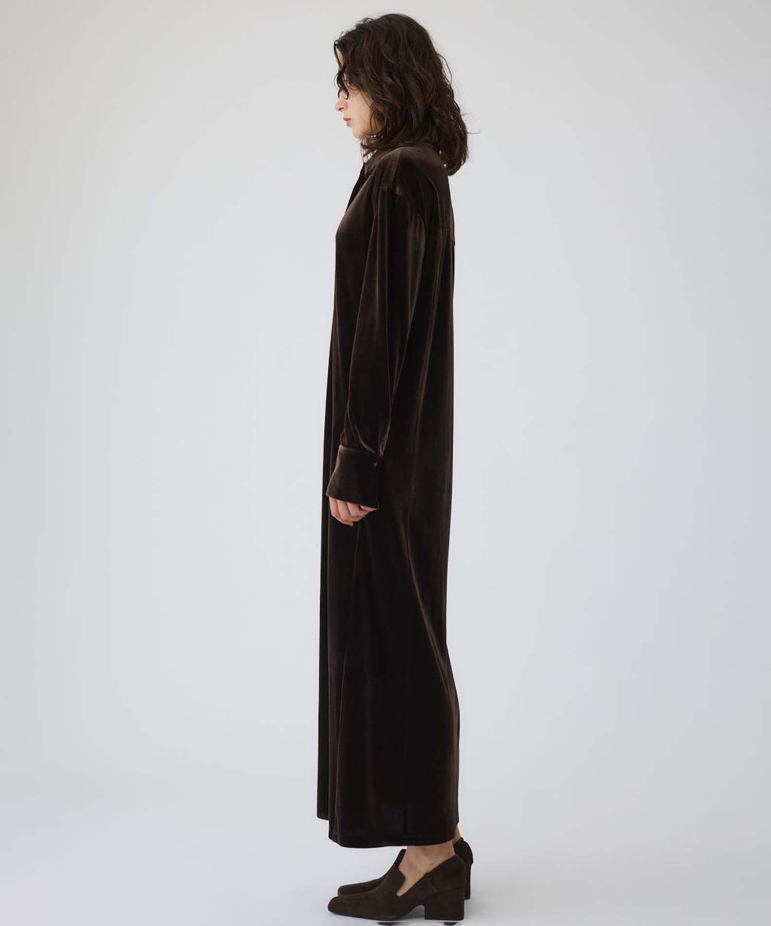 Velour shirt dress RIM.ARK