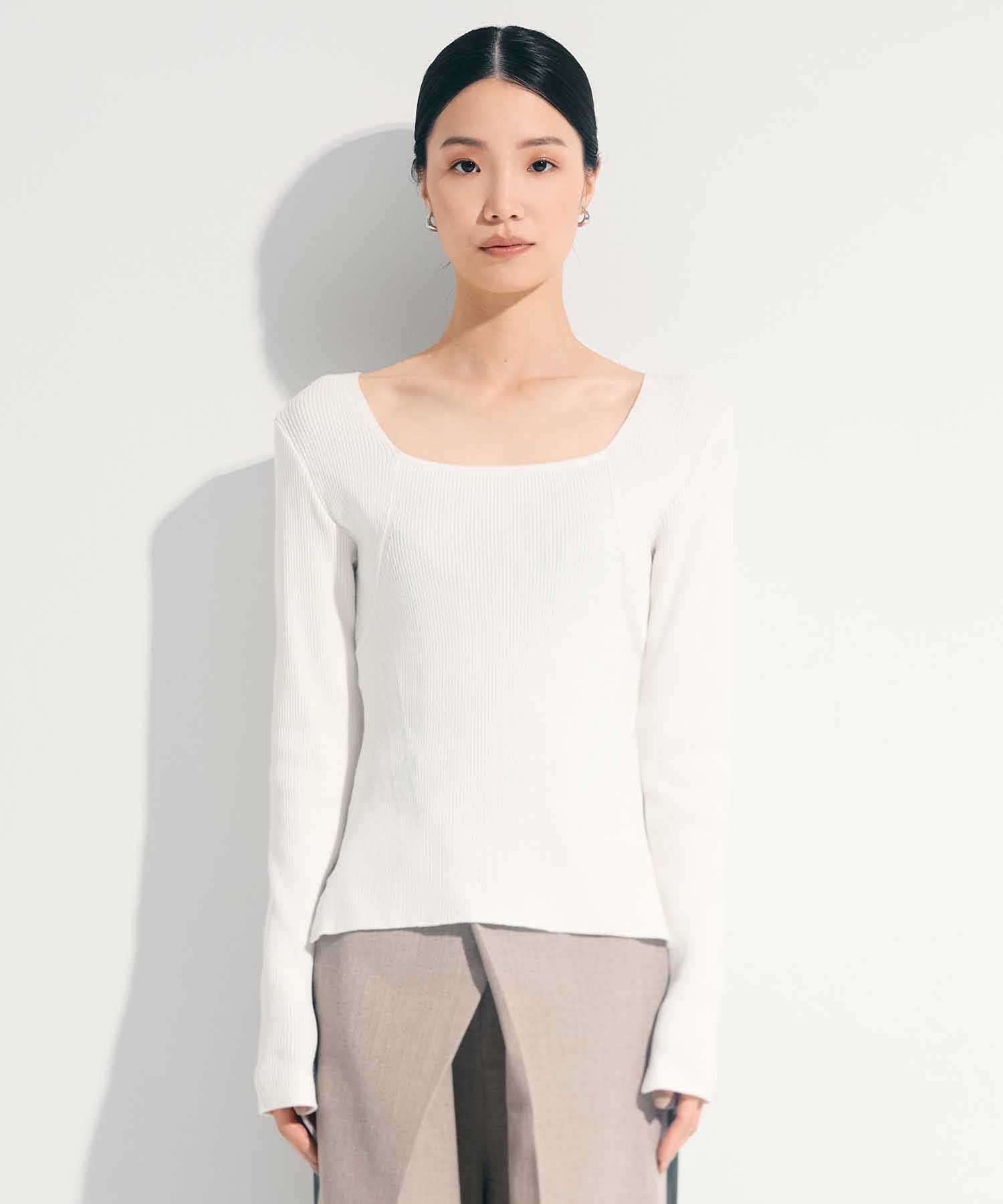 SQUARE RIB KNIT STUDIOUS
