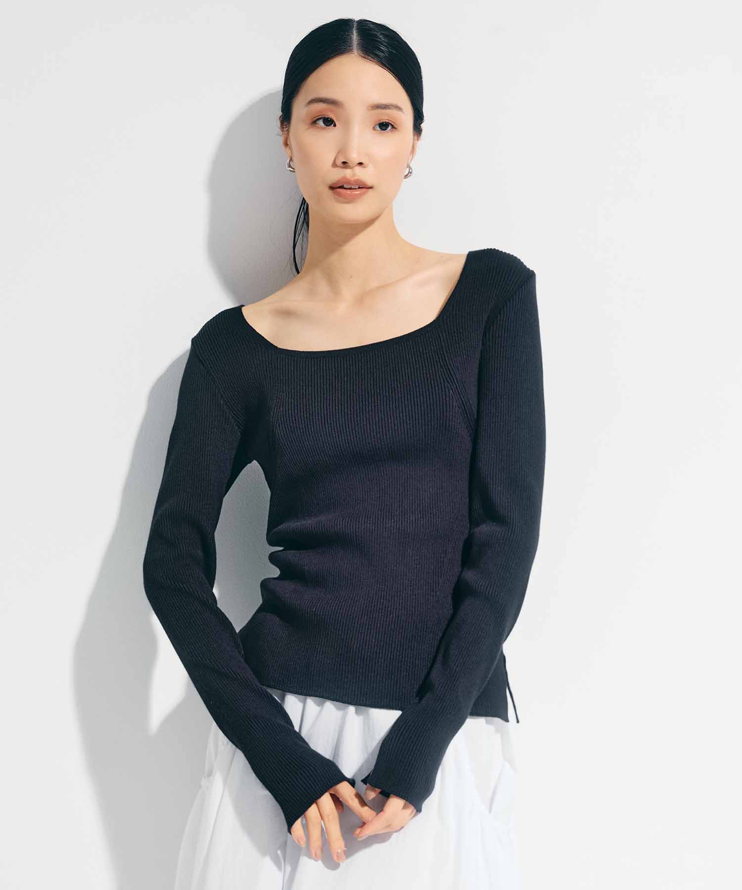 SQUARE RIB KNIT STUDIOUS