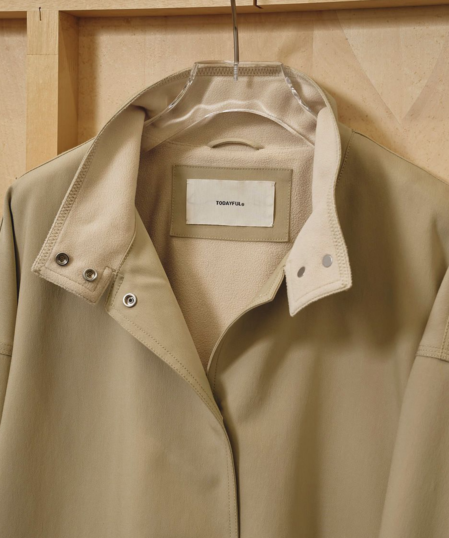 Standcollar Warm Blouzon TODAYFUL