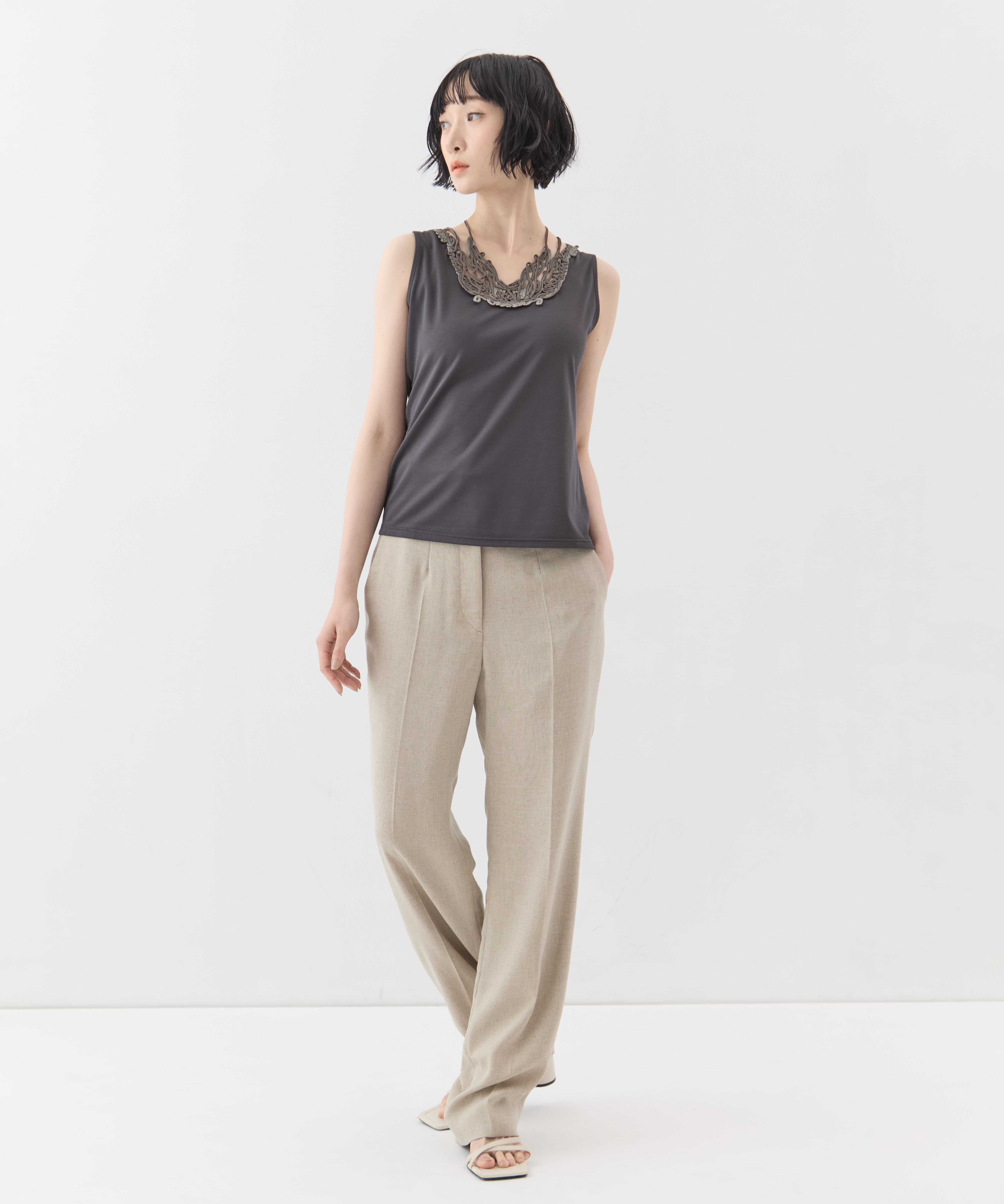 別注embroiddered tops MURRAL