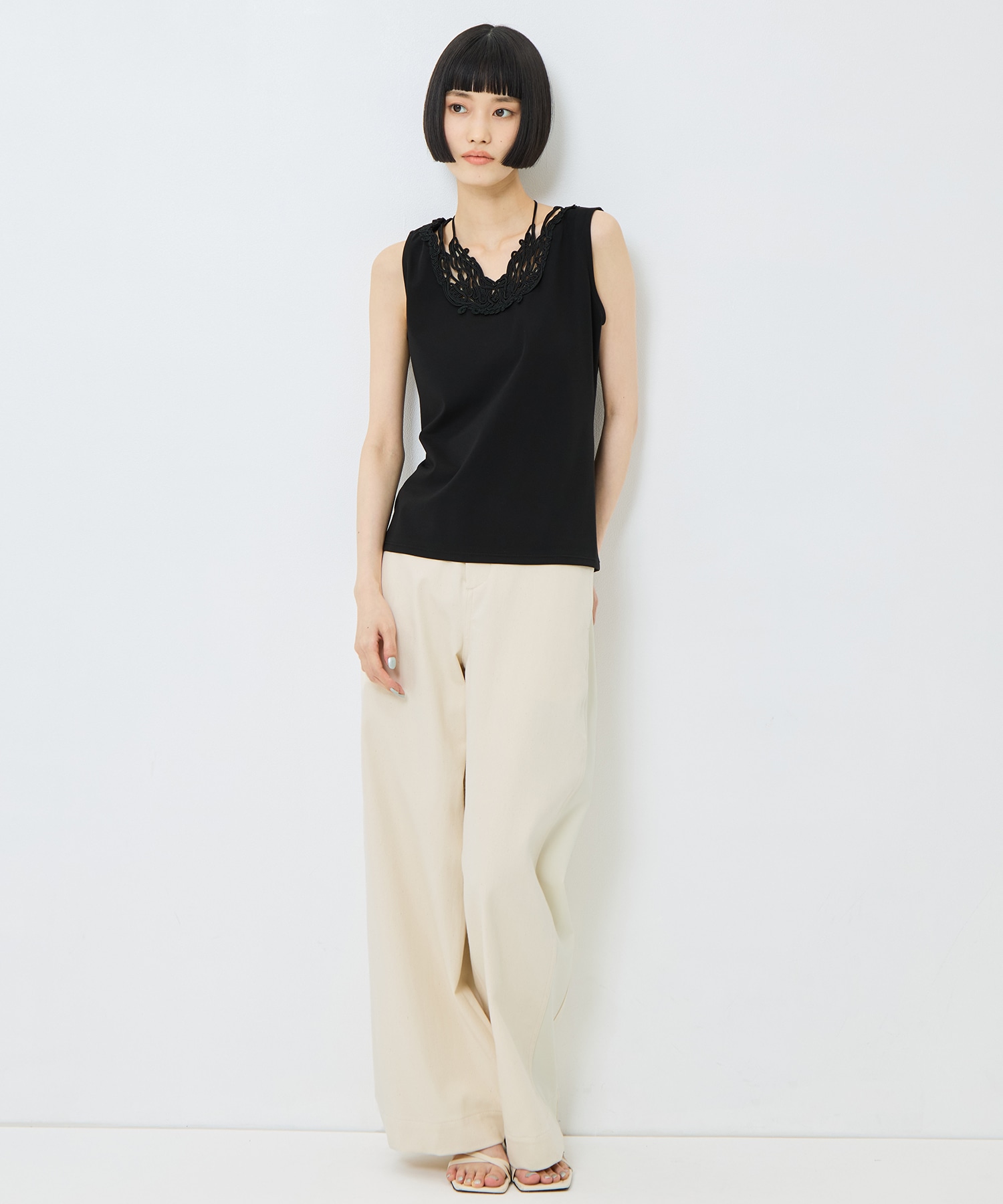 別注embroiddered tops MURRAL