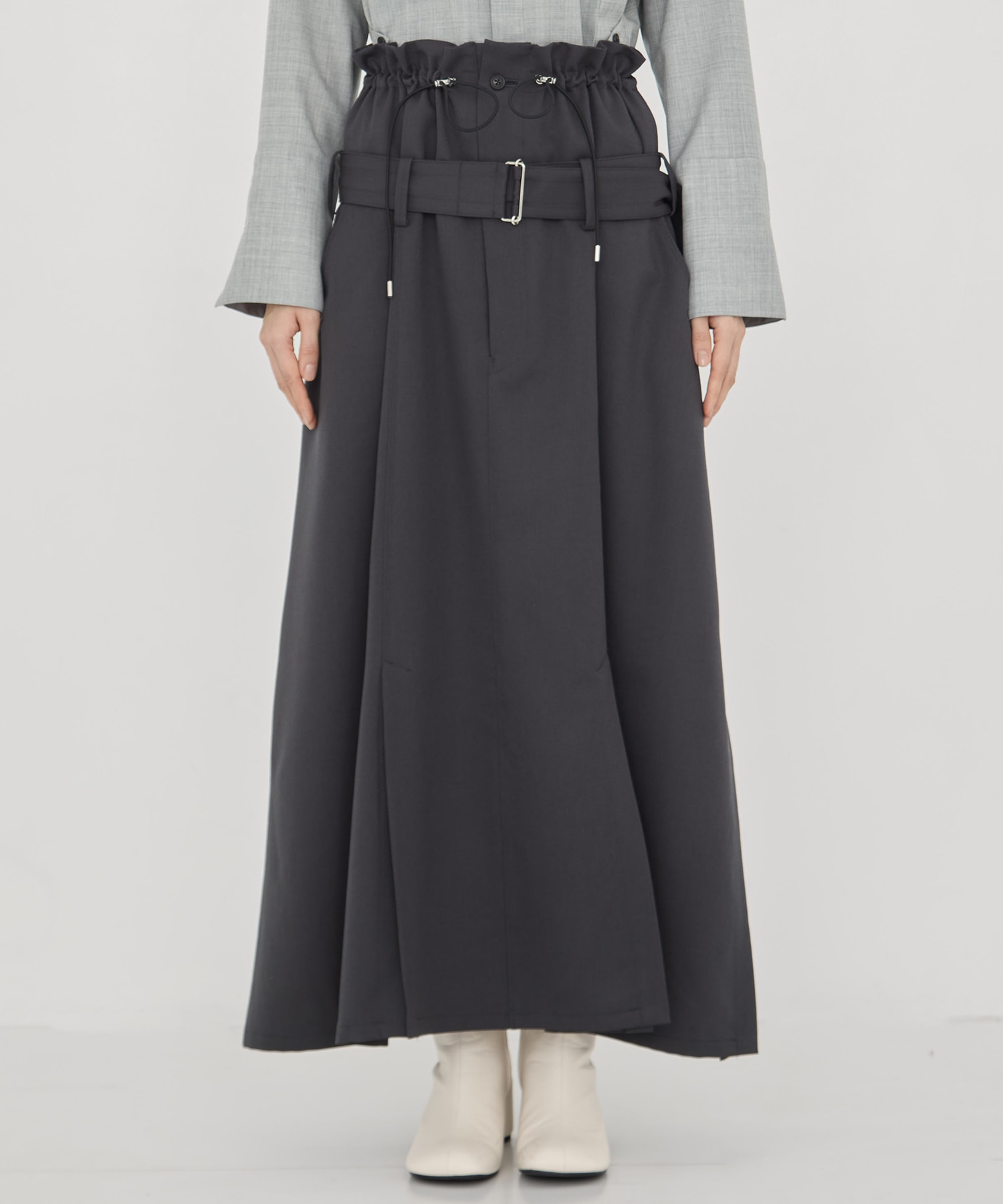 別注 Draw Code Belt Skirt UJOH
