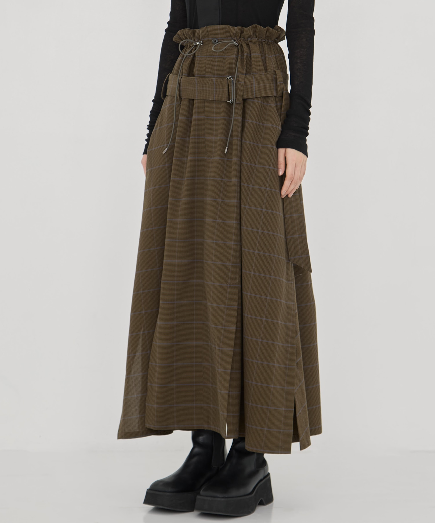 別注 Draw Code Belt Skirt UJOH