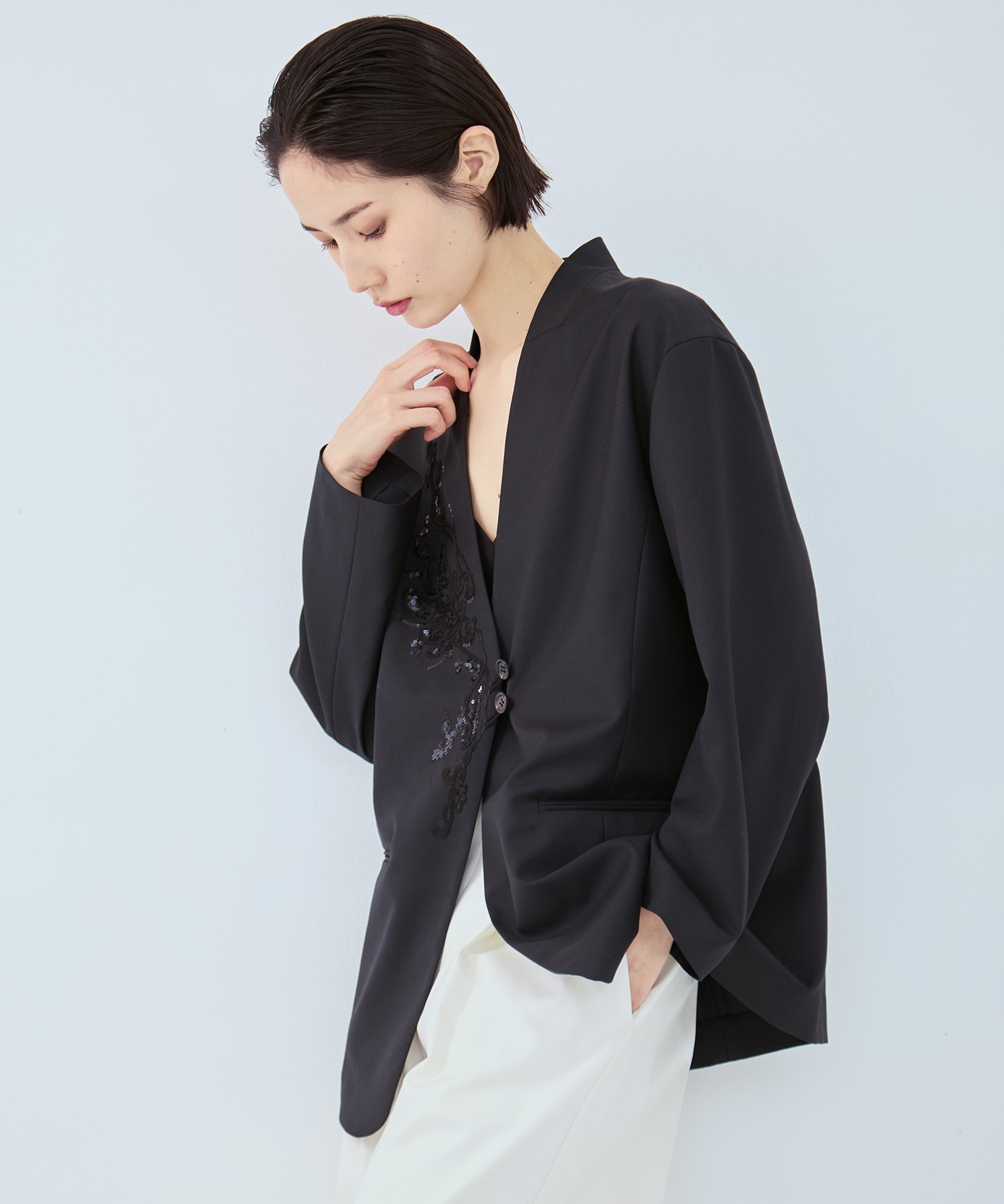 Veil embroidered jacket MURRAL