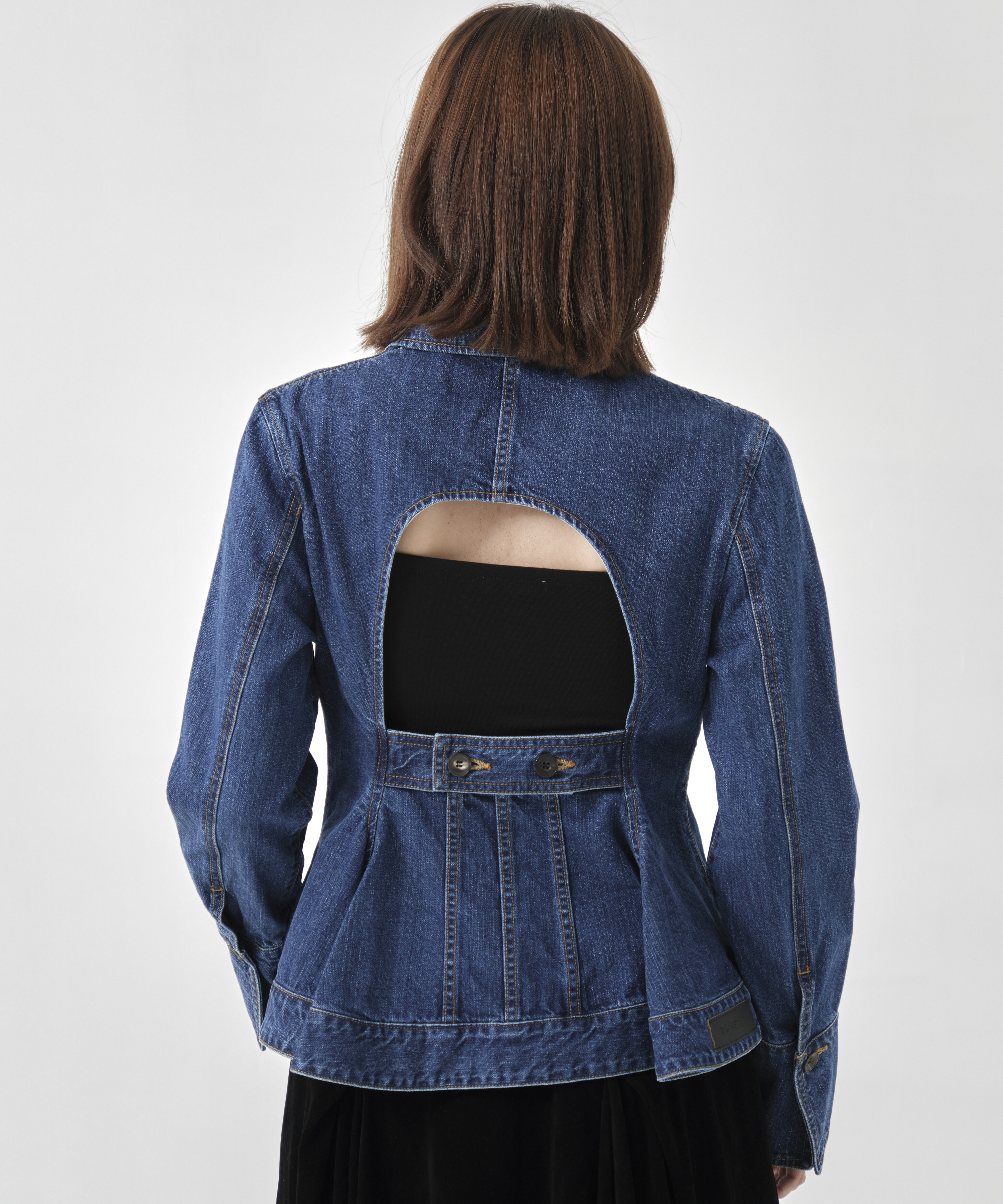 ORGANIC COTTON TAILORED DENIM JACKET FETICO