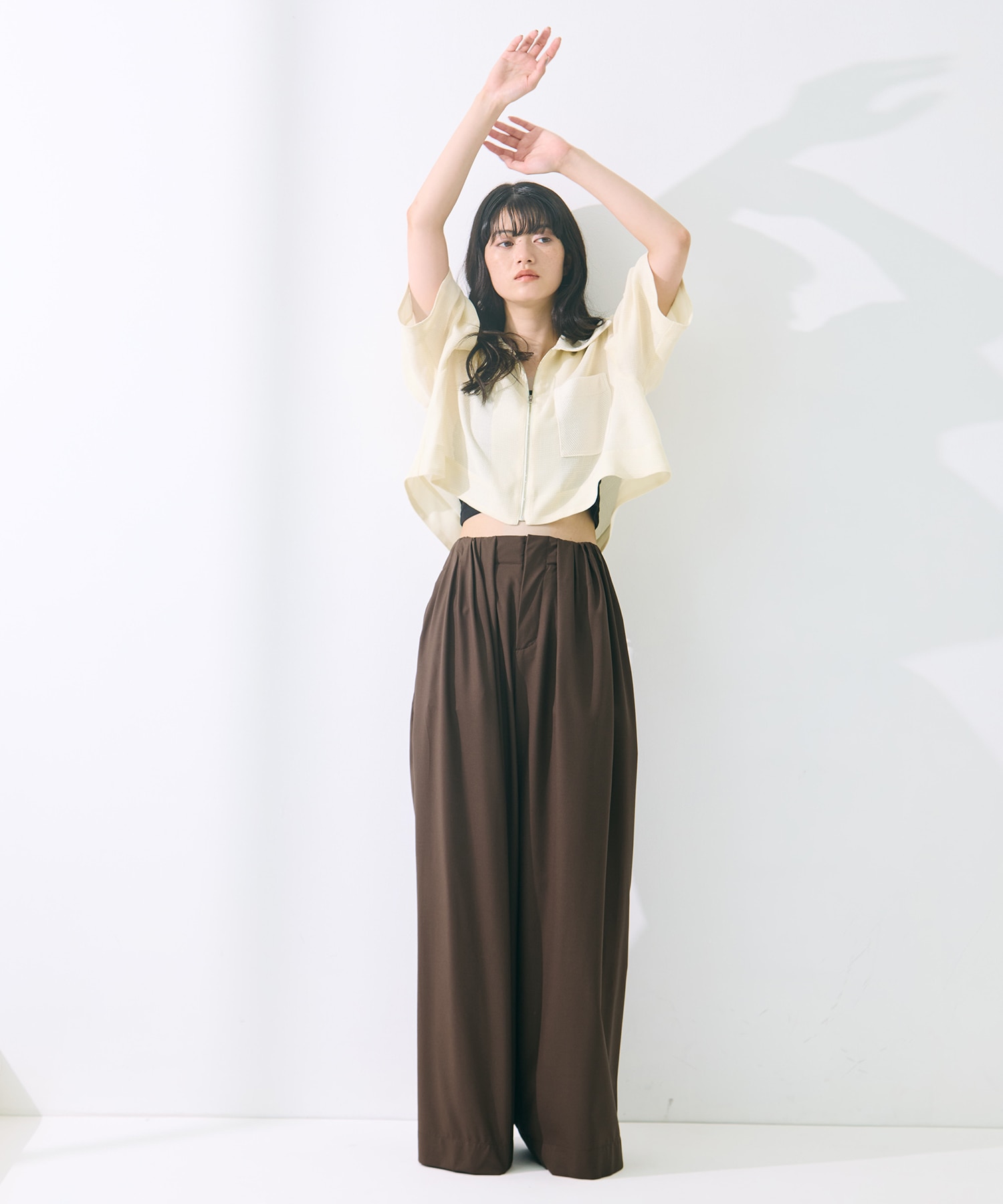 Washable Mesh Blouson STUDIOUS