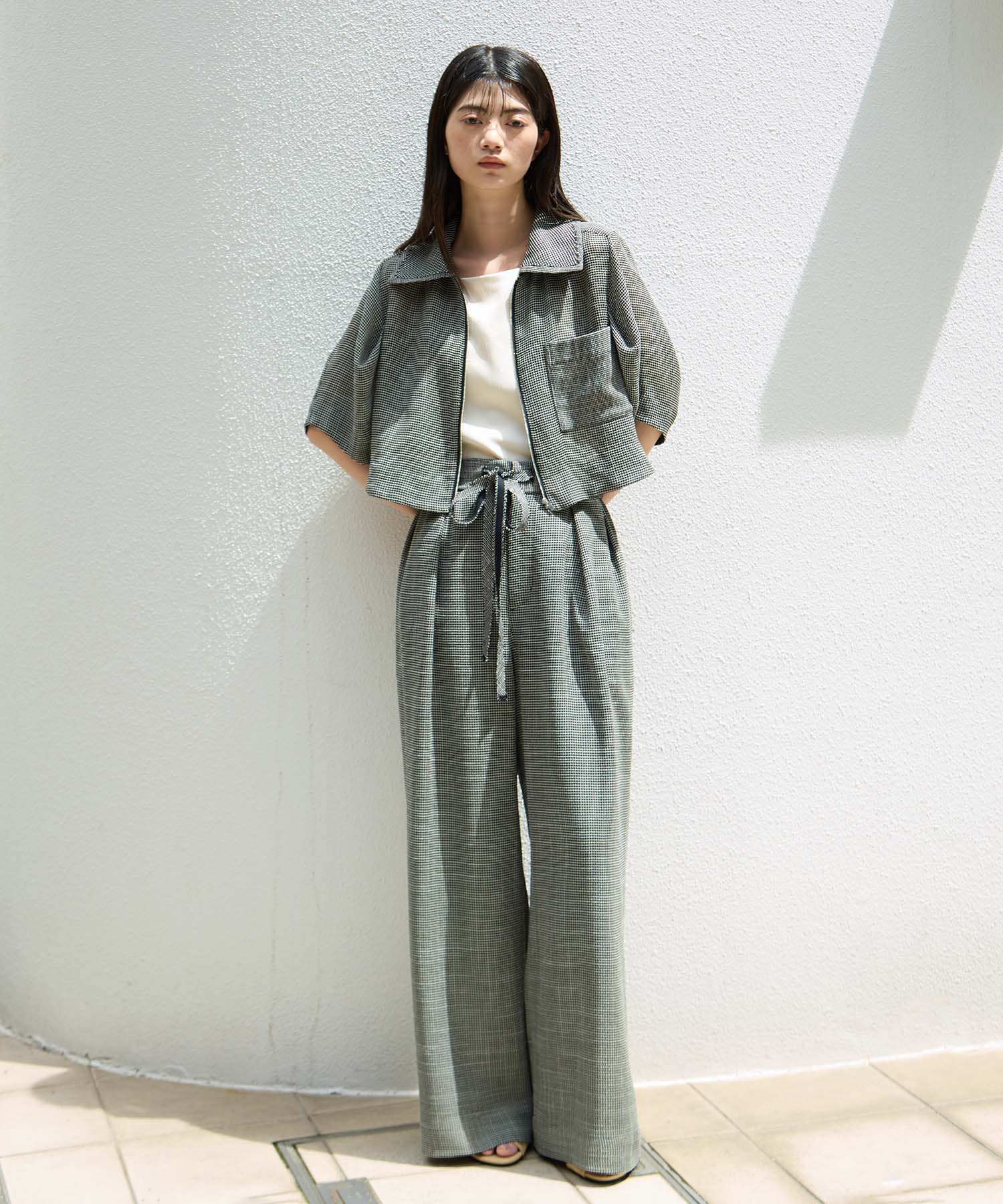 Washable Mesh Blouson STUDIOUS
