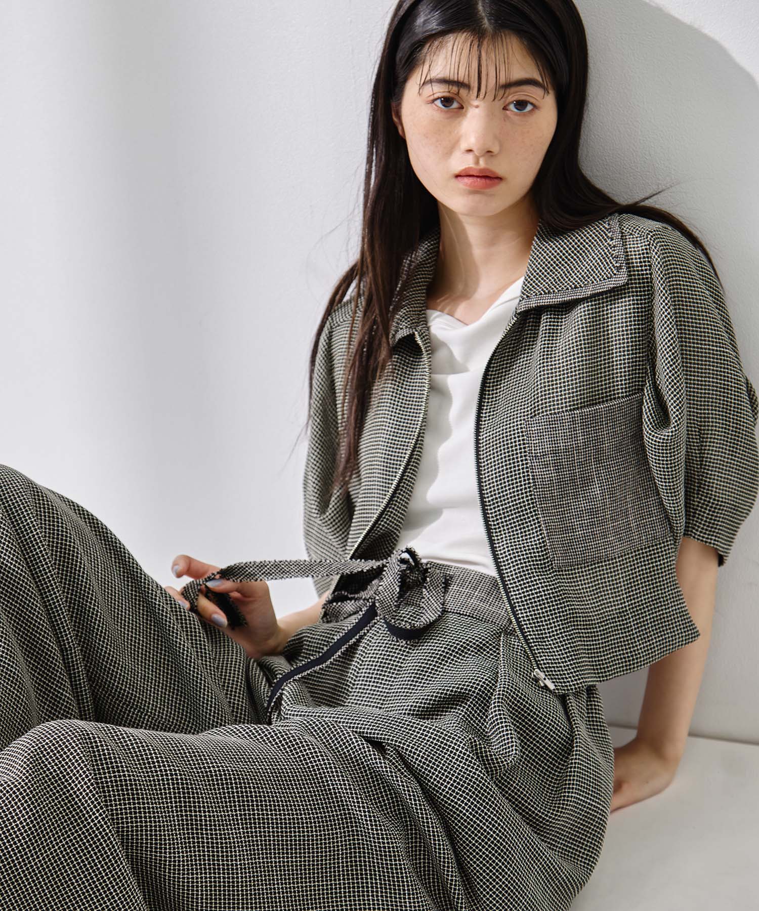 Washable Mesh Shirt Blouson STUDIOUS