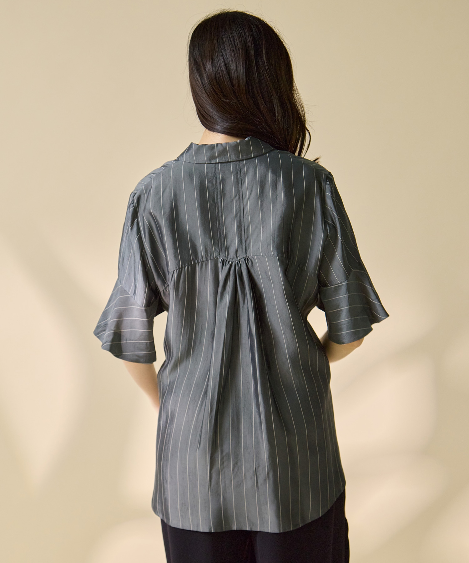 Hem Flare 2way Blouse STUDIOUS