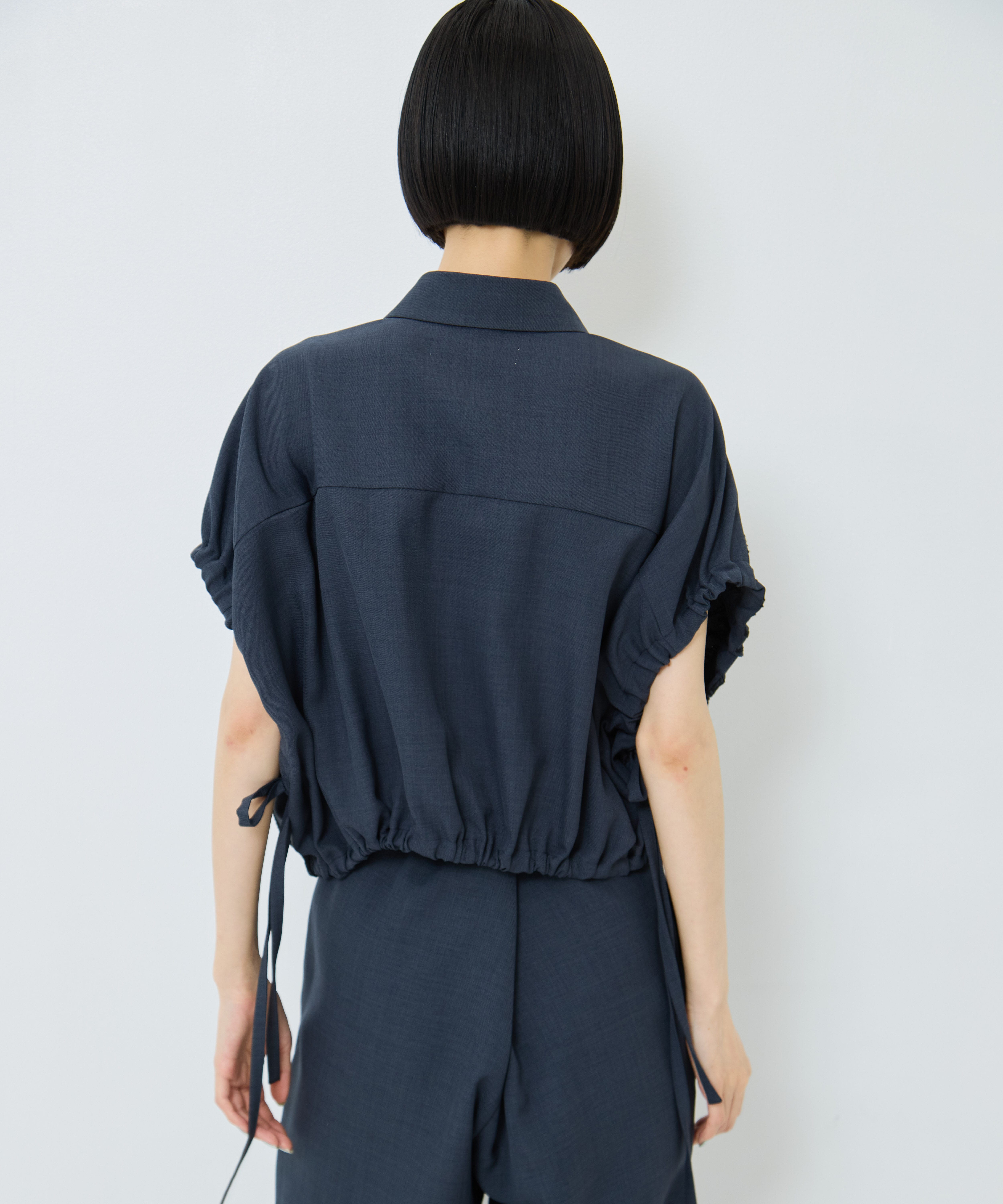 別注 FLOWER LACE GATHER SLEEVE SHIRT UJOH