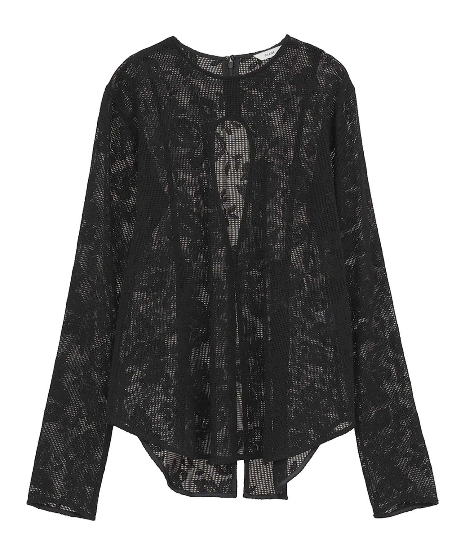 BACK DESIGN FLOWER LACE TOPS CLANE