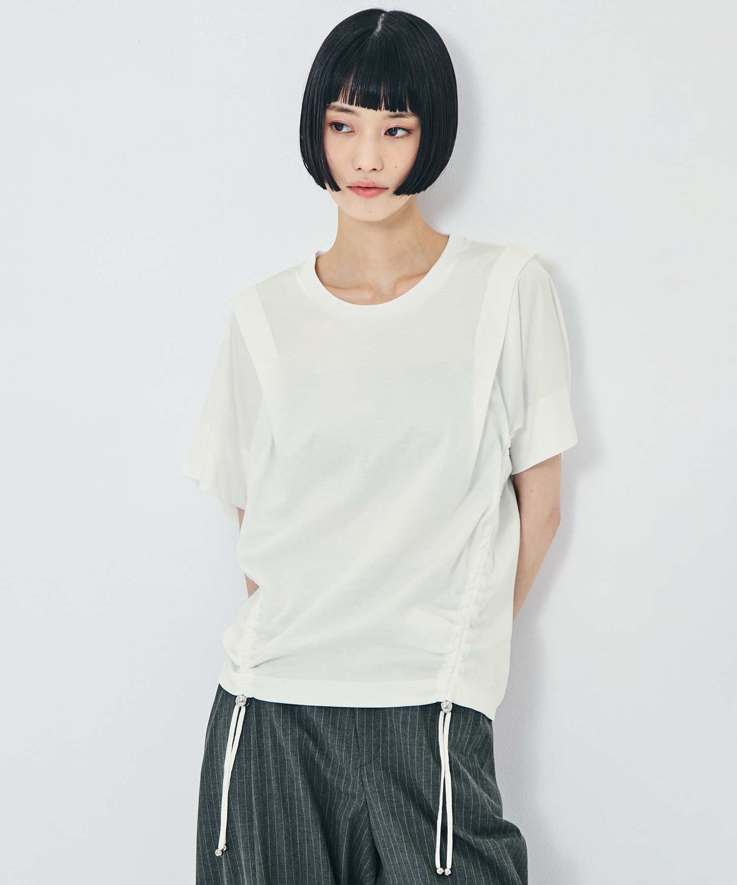 Multi Length Drawstring Tee STUDIOUS