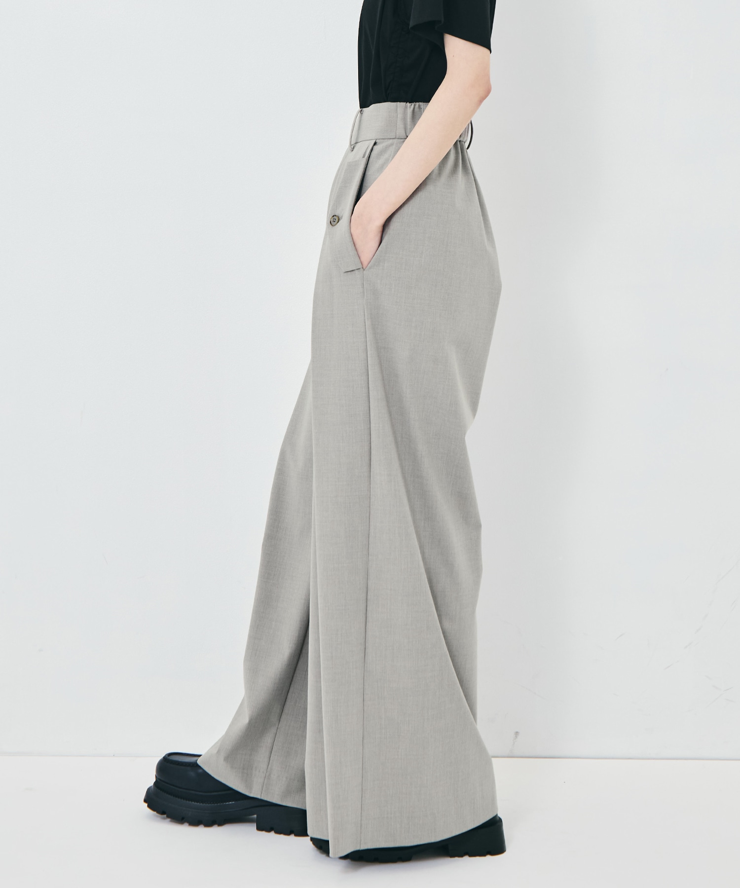 Flap Cargo Wide Pants STUDIOUS