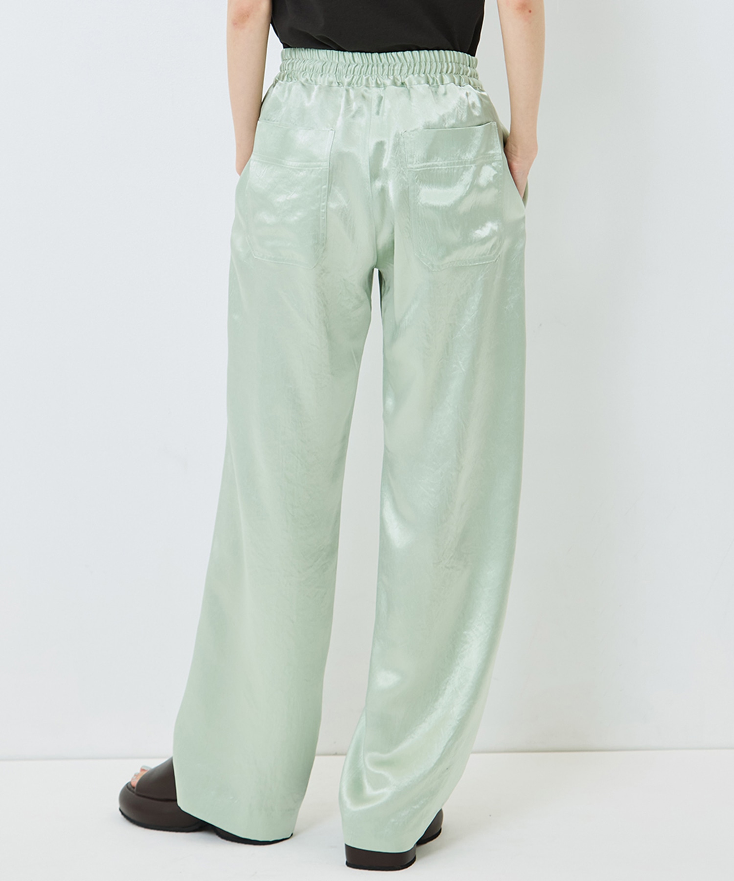 SATIN RELAX PANTS CINOH