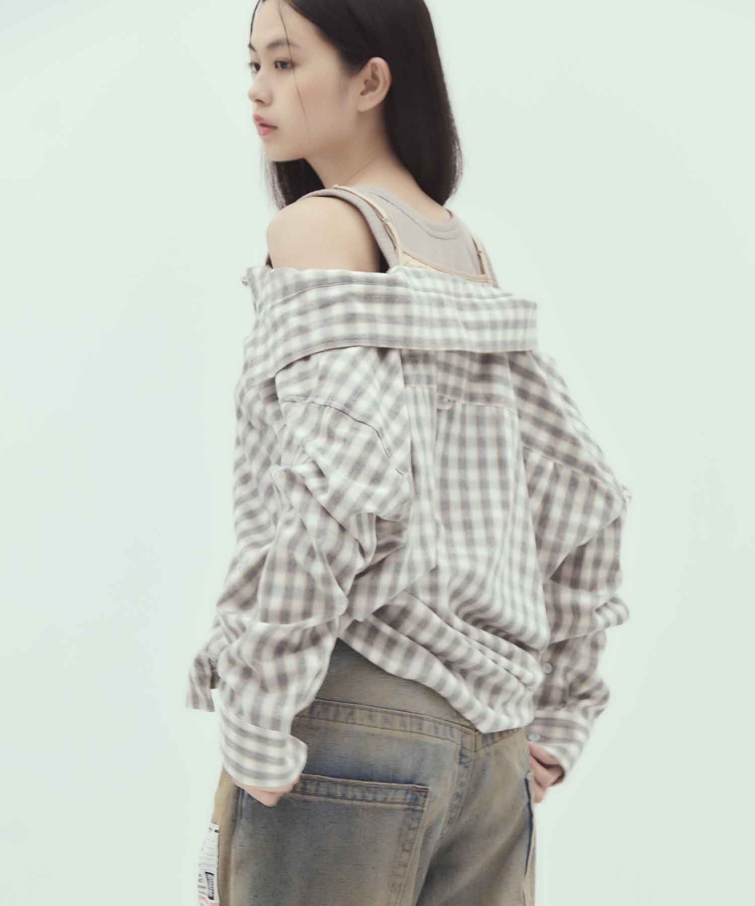 LAYERED STRIPE SHIRTS Maison MIHARA YASUHIRO