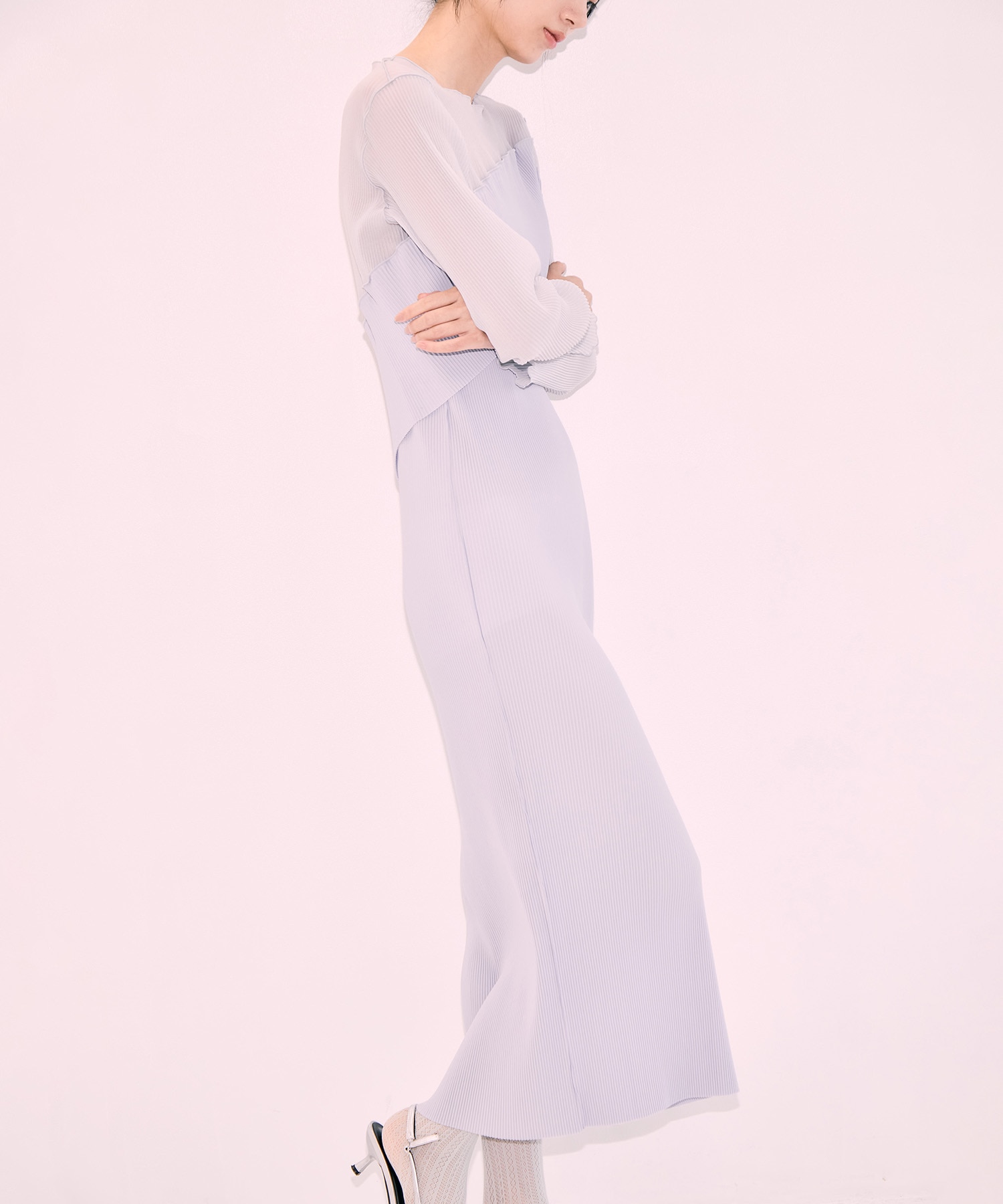 別注 SHEER DOCKING DRESS kotohayokozawa