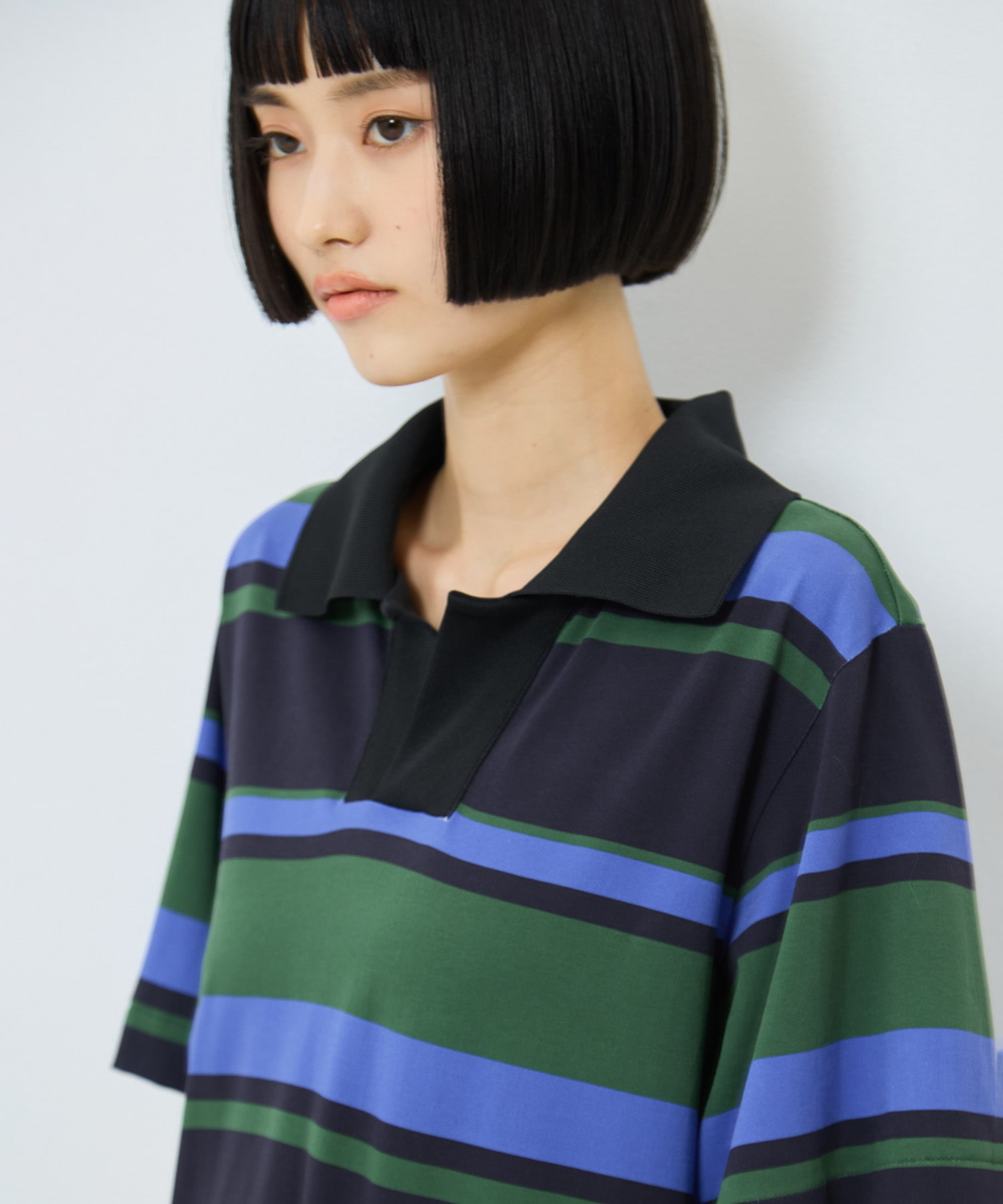 Border print dress TOGA