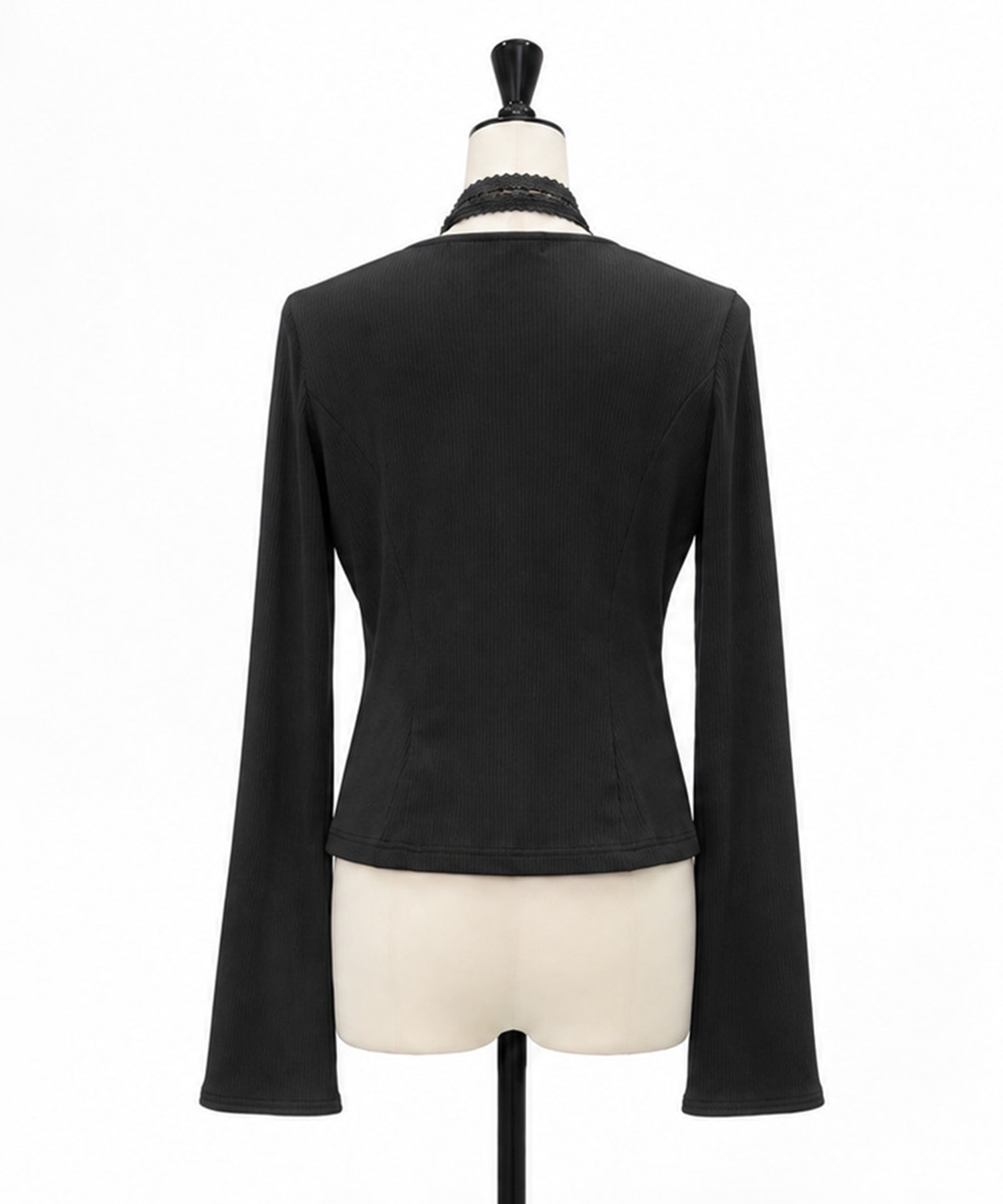 別注 choker ribbon cardigan tanakadaisuke